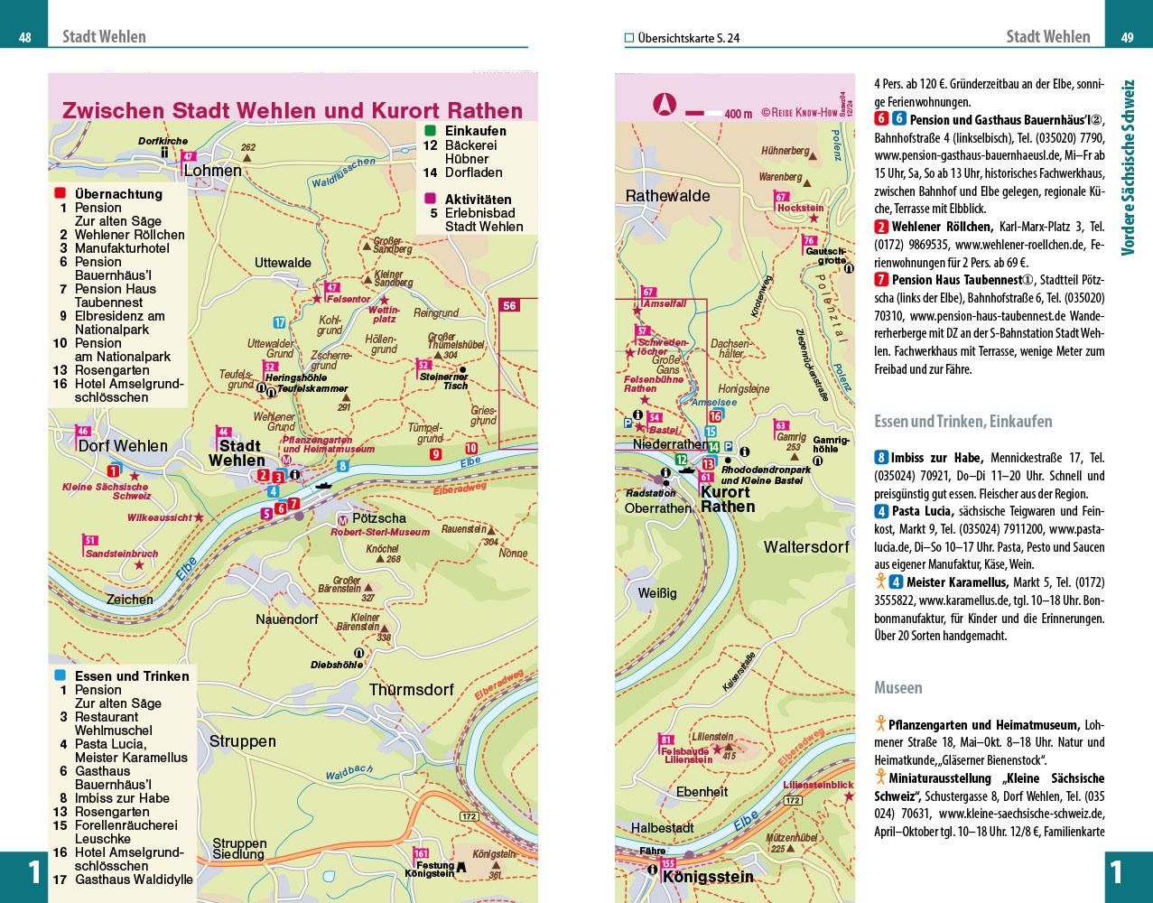 Reise Know-How Reiseführer Sächsische Schweiz mit Dresden