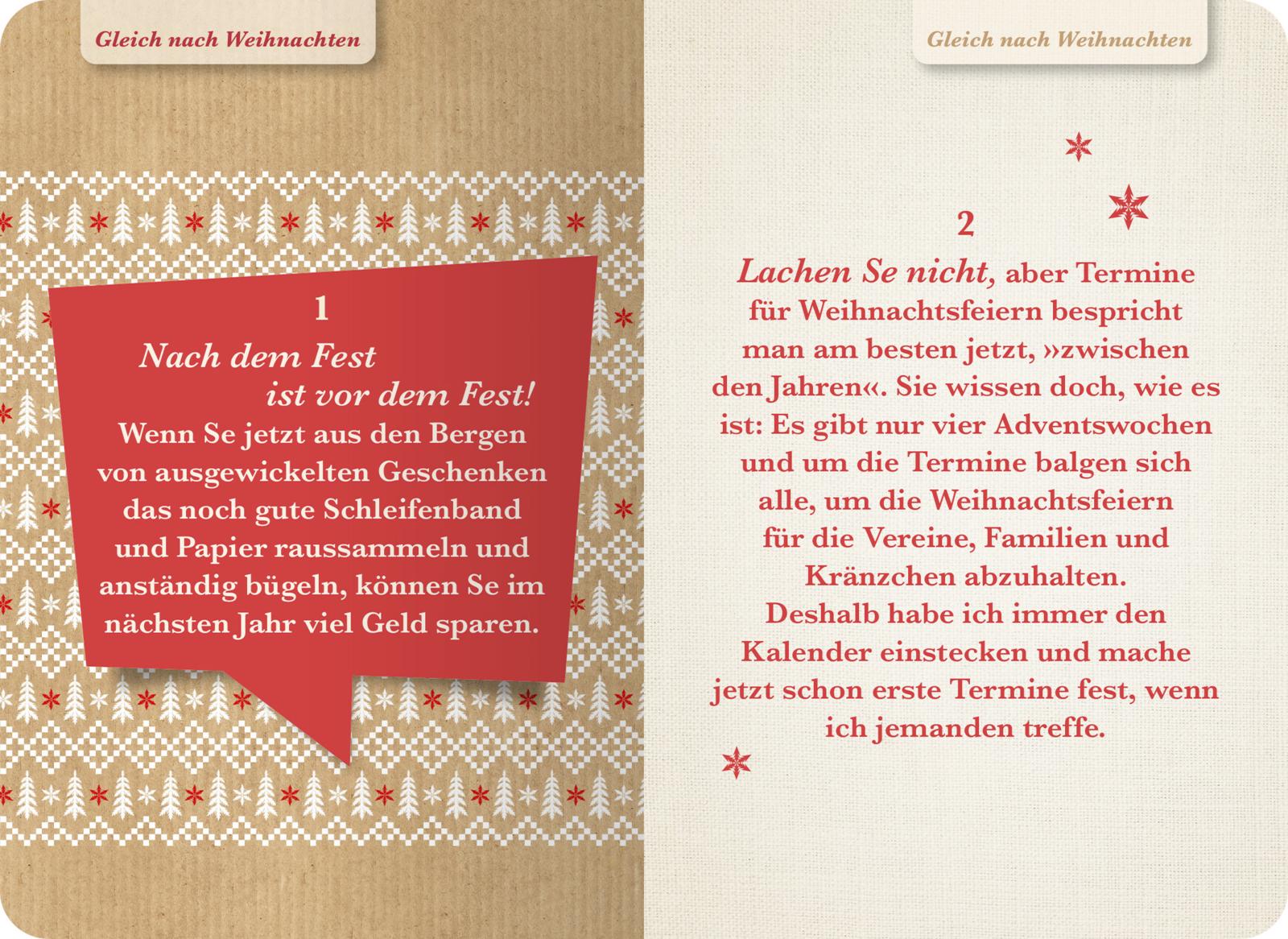 Nach dem Fest ist vor dem Fest