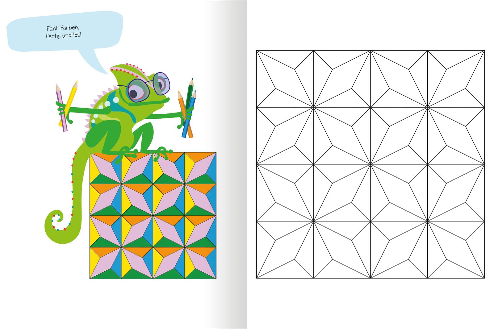 Optische Illusionen – Malbuch