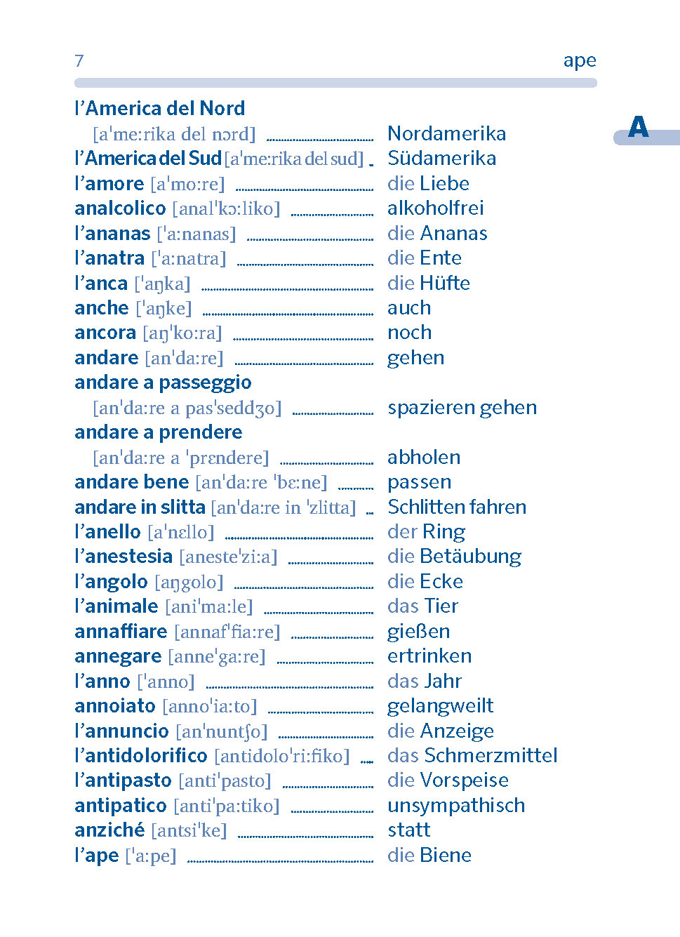 PONS Das kleine Wörterbuch Italienisch