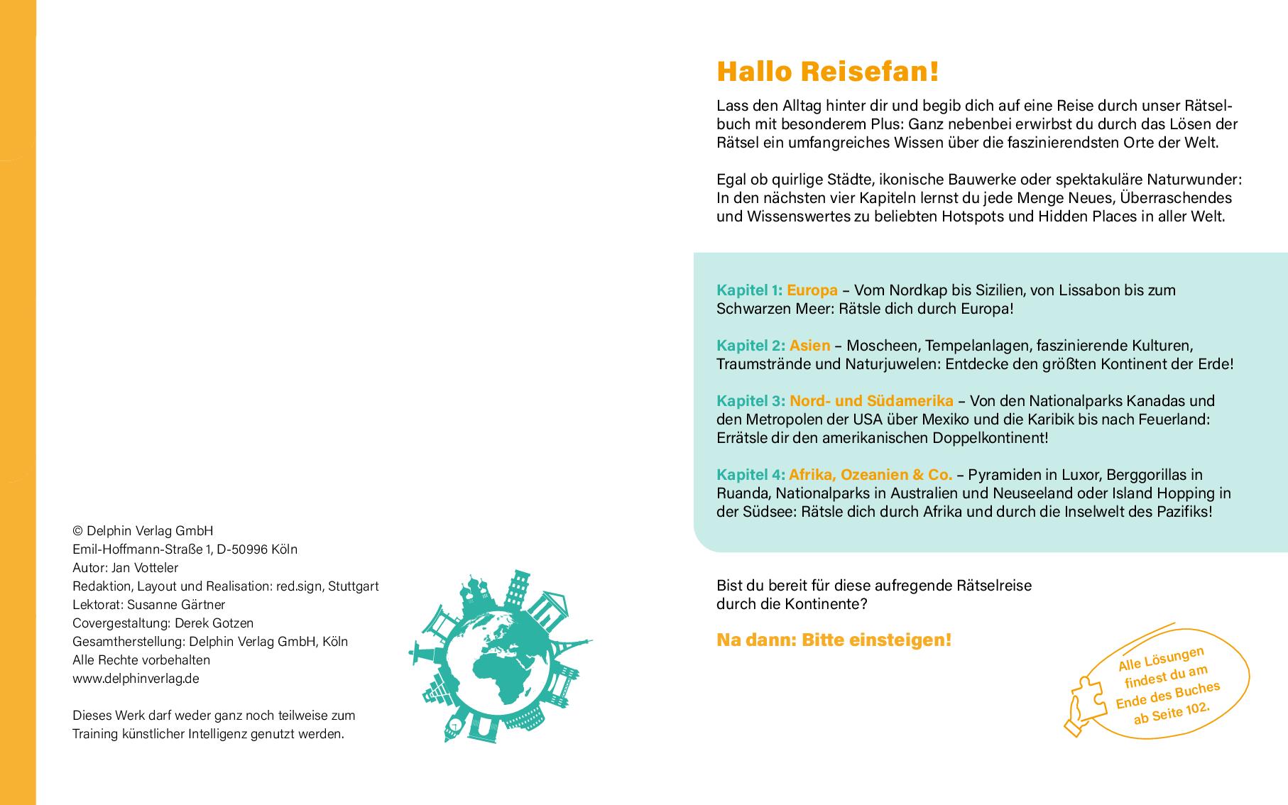 Reise um die Welt I Wissen in Rätseln