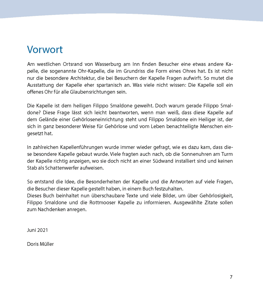 Die Rottmooser Kapelle