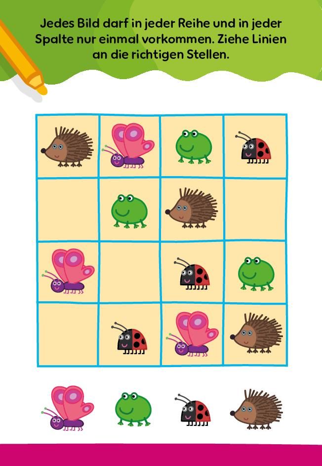 Peppa Pig Rätselkarten: Labyrinthe, Fehlersuche, Zählen u. v. m.