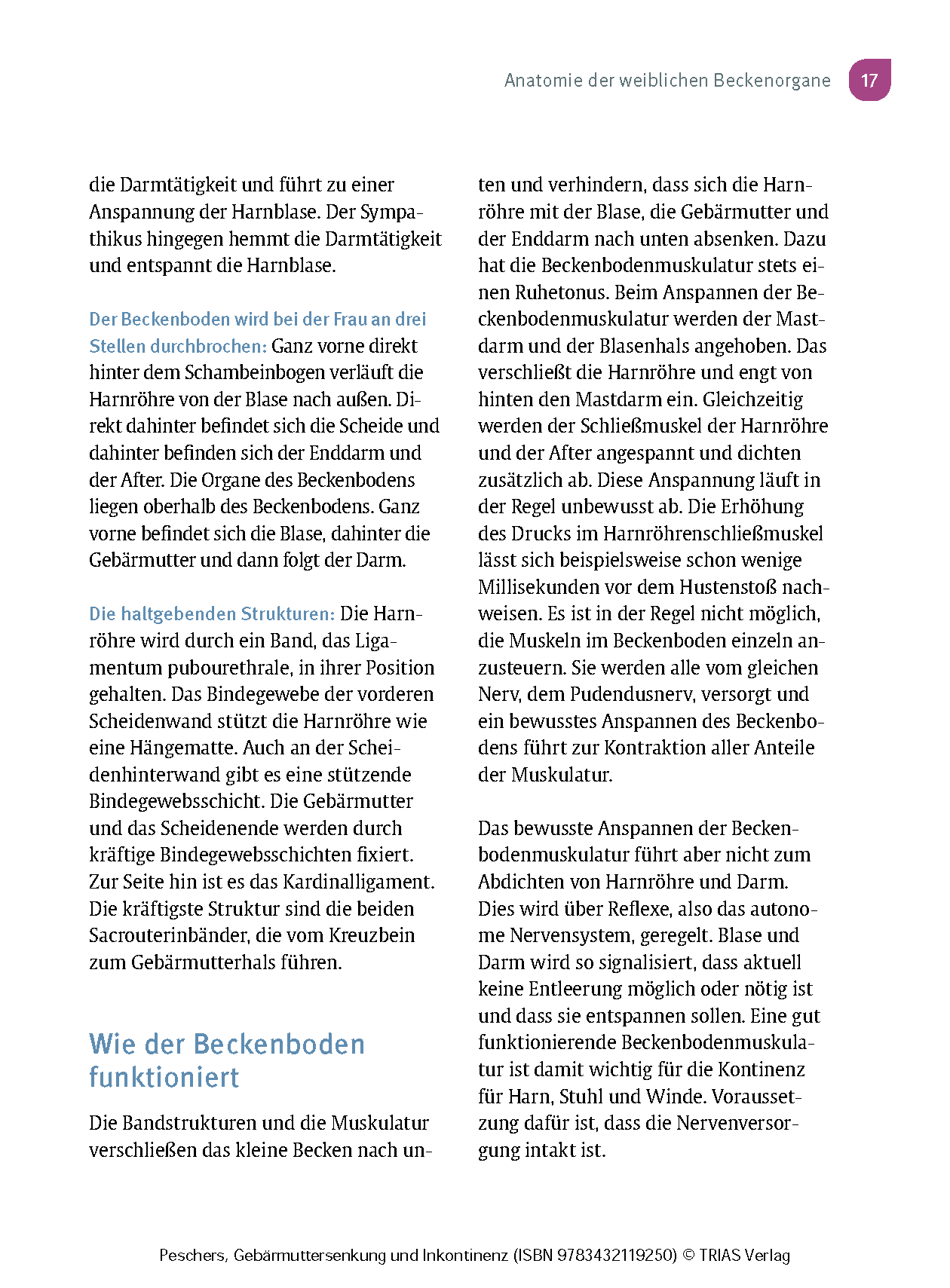 Frauengesundheit: Gebärmuttersenkung und Inkontinenz
