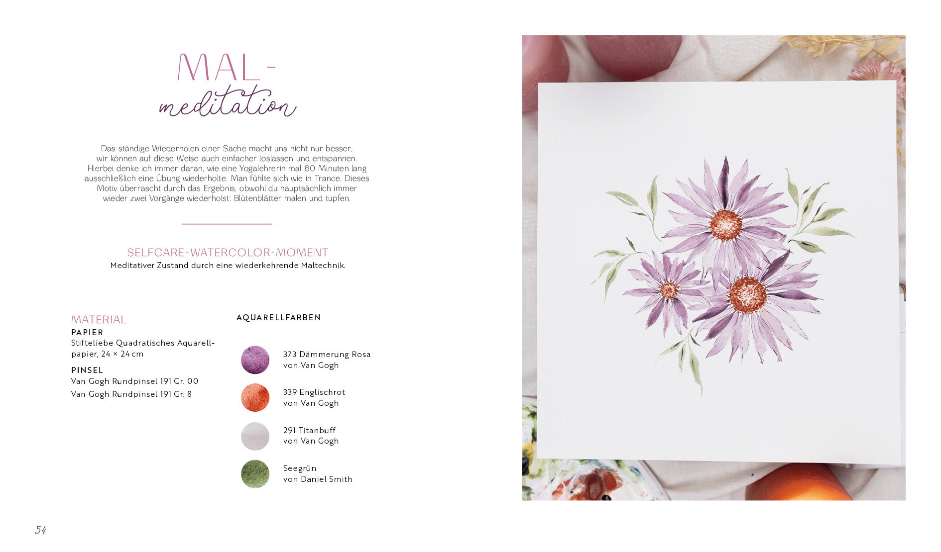 Selfcare Watercolor – Kreative Momente für mich