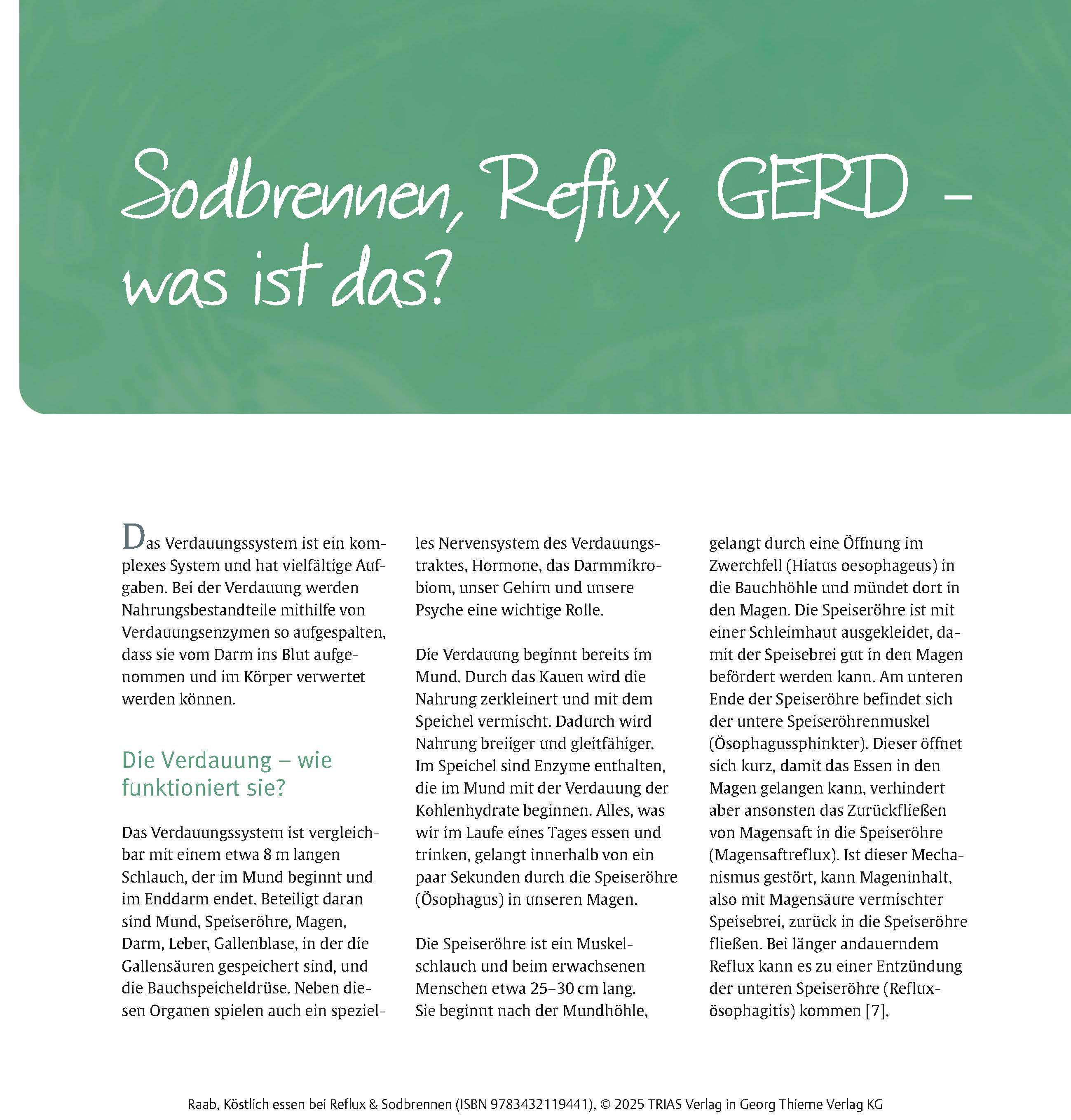 Köstlich essen Reflux und Sodbrennen