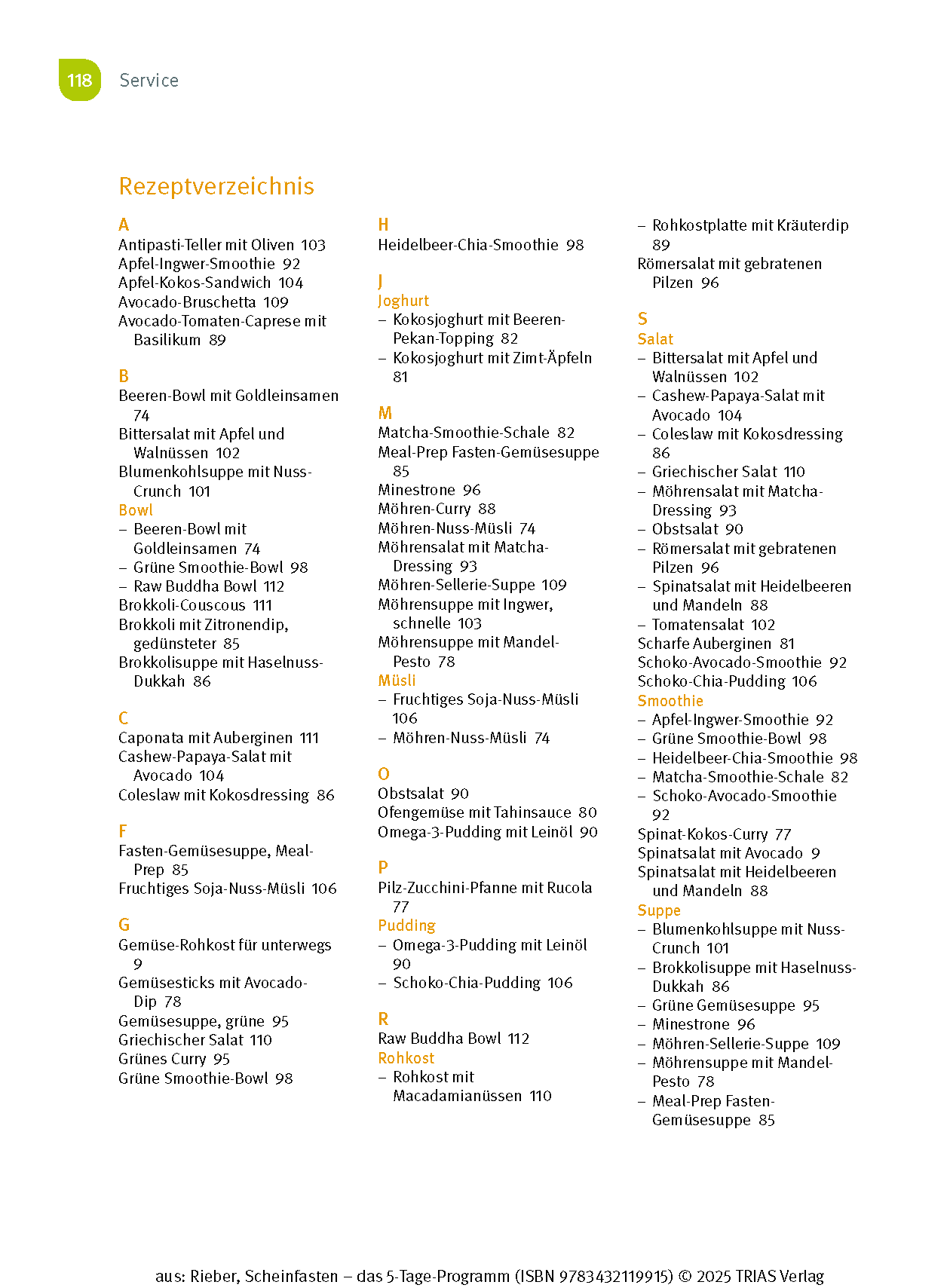 Scheinfasten - das 5-Tage-Programm