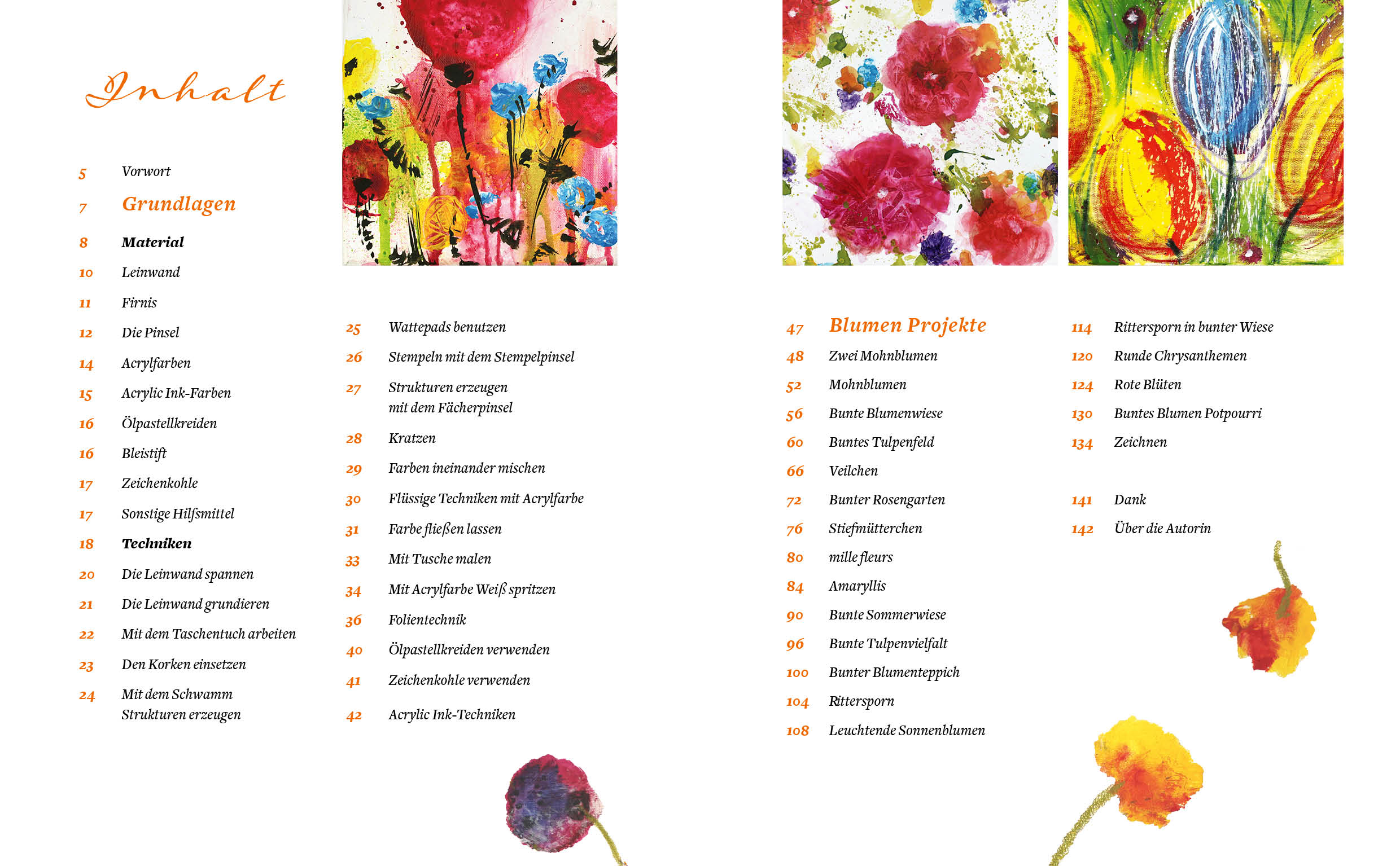 Blumen malen