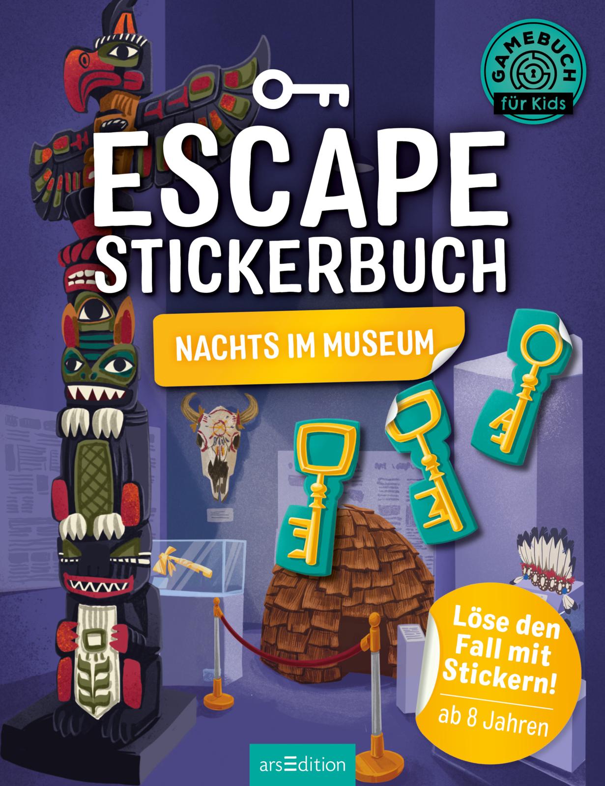 Escape-Stickerbuch – Nachts im Museum