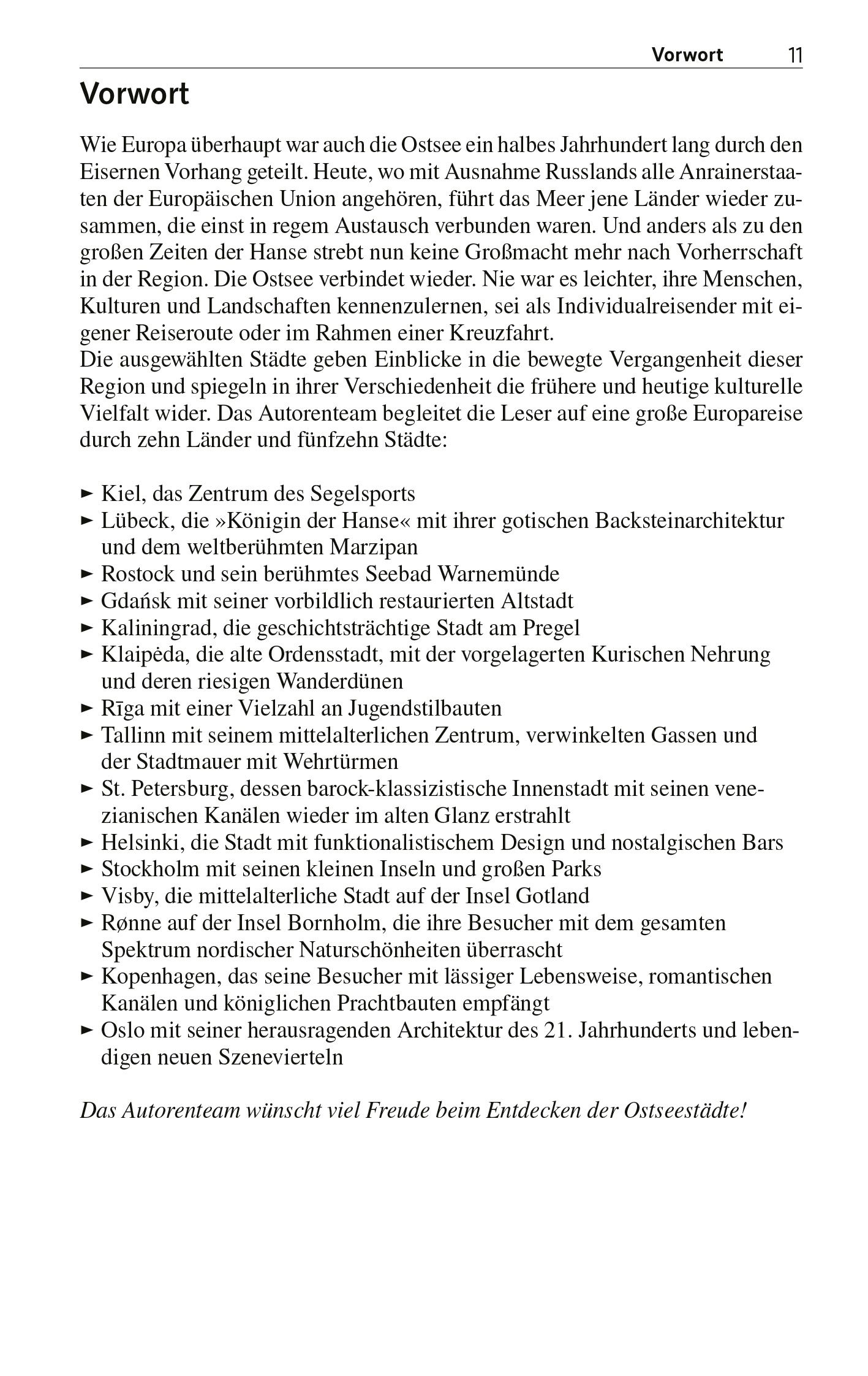 TRESCHER Reiseführer Ostseestädte