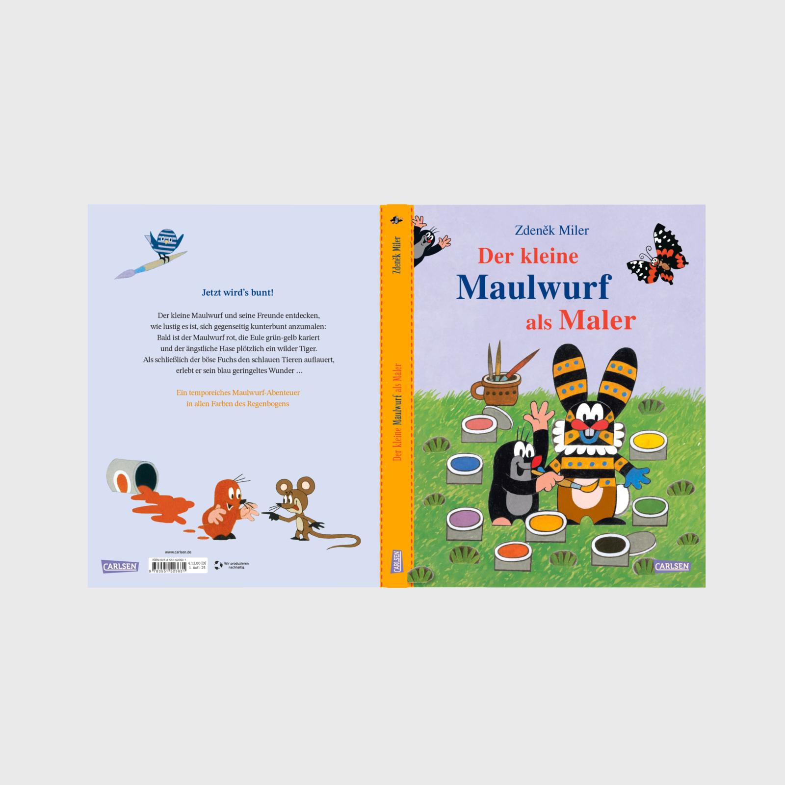 Der kleine Maulwurf als Maler