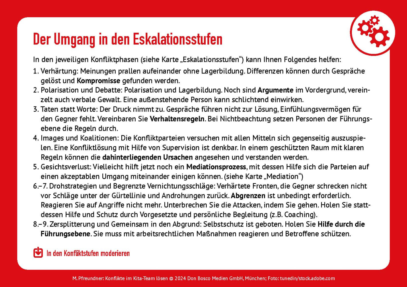 Konflikte im Kita-Team lösen