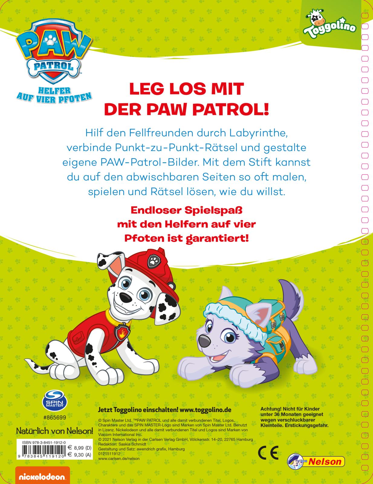 PAW Patrol: Wisch & Weg - Spielspaß