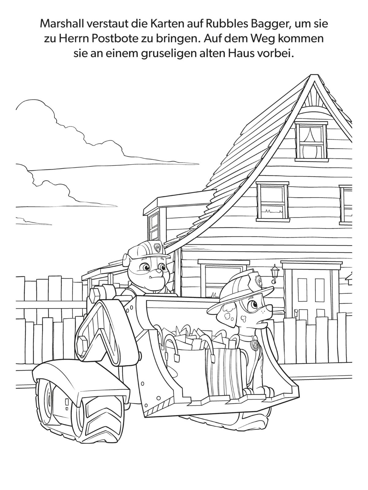 PAW Patrol: Malbuch mit Fensterstickern