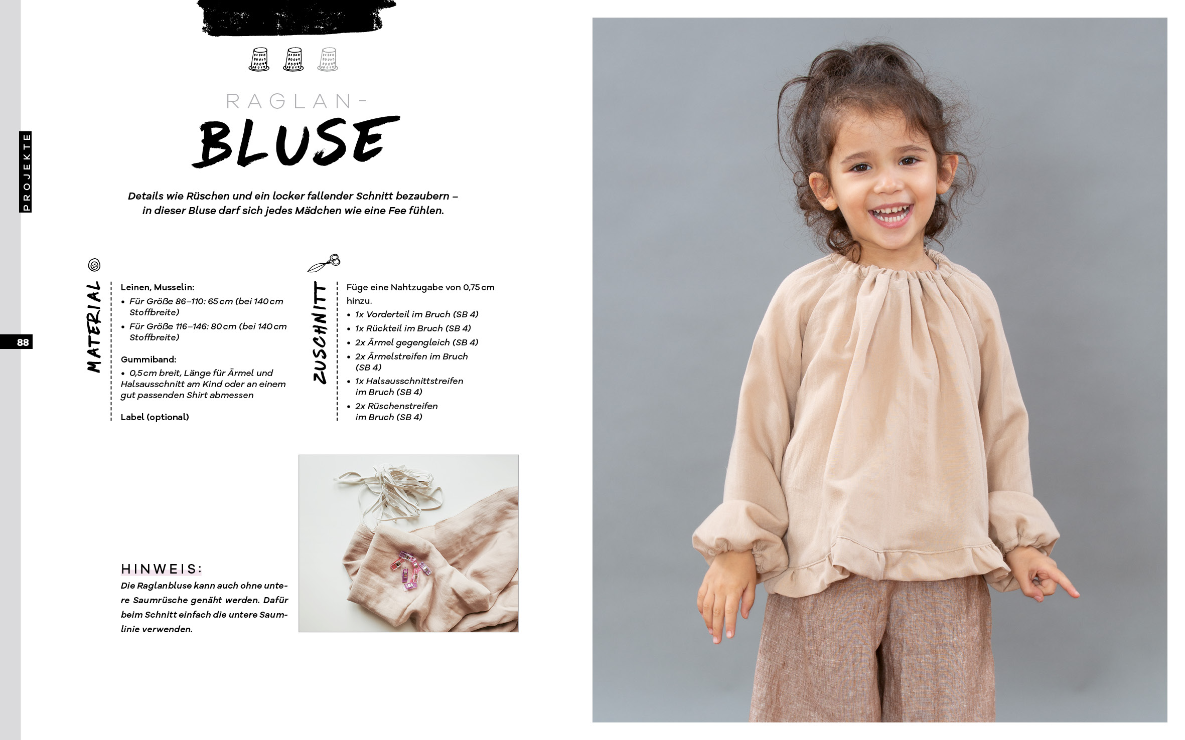 Nähen mit Leinen – Kindermode