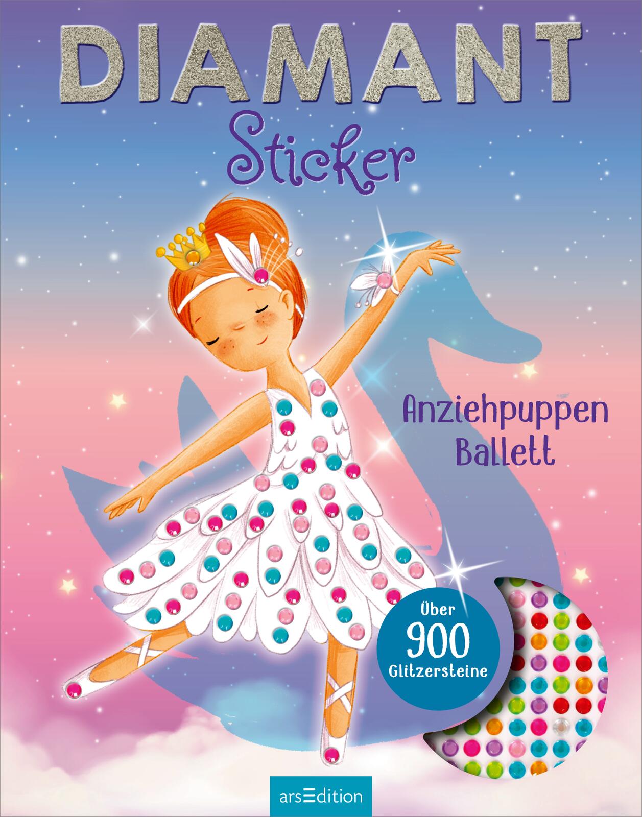 Diamantsticker Anziehpuppen – Ballett