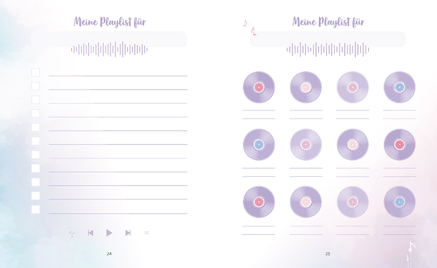 Music Journal feat. Maren Vivien Haase. Das kreative Eintragbuch für Erinnerungen an Musik-Events, Interpret:innen, Songs & Alben, die dich begeistern