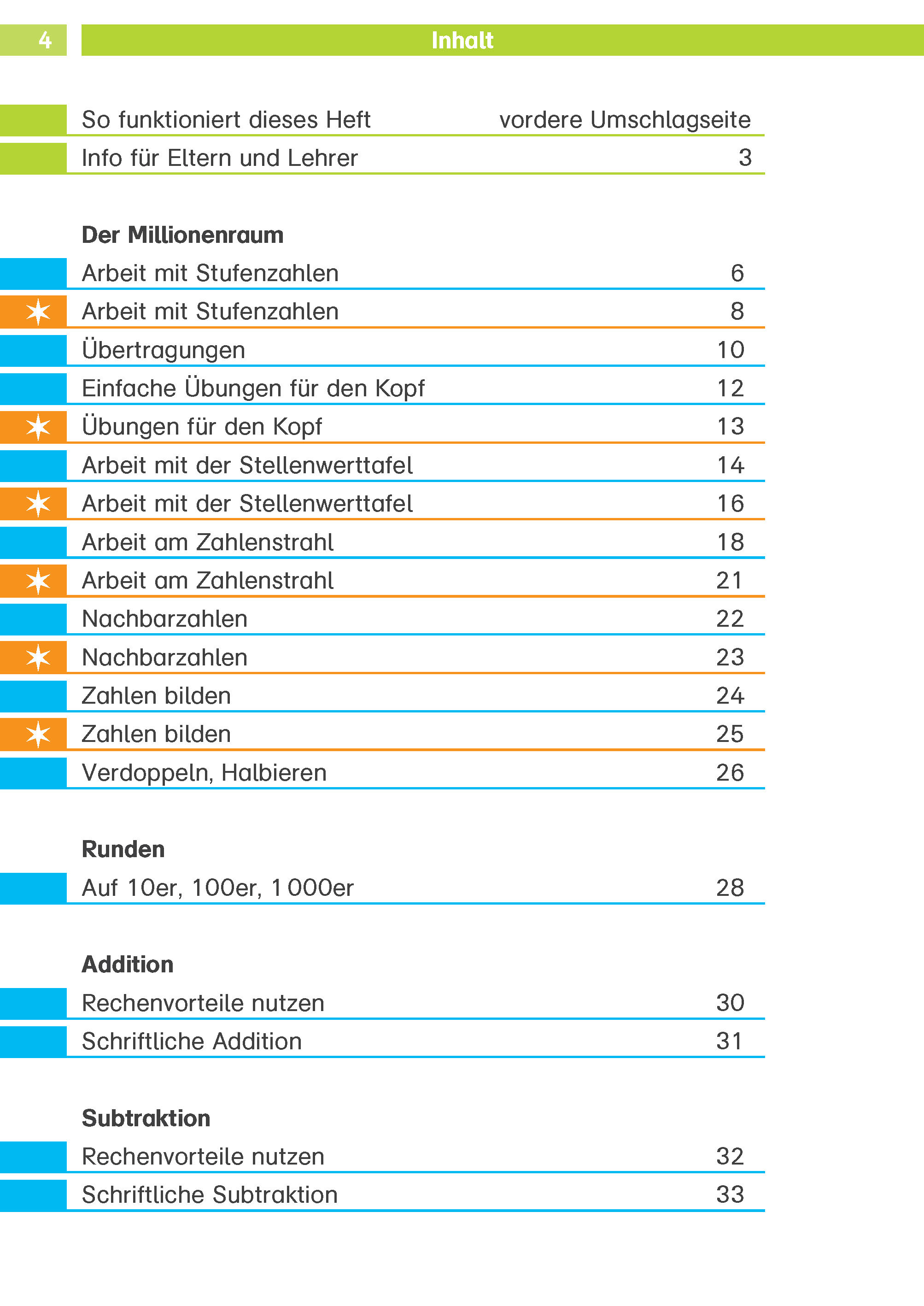 Klett Rechnen bis 1 Million, 4. Klasse