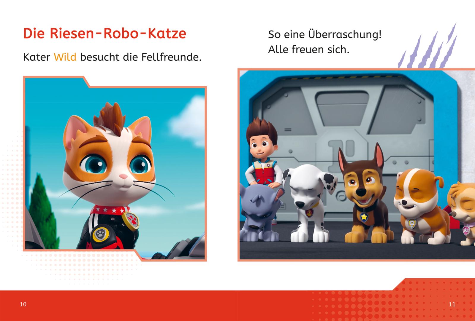 PAW Patrol Erstlesebuch: Die Fellfreunde und die Katzen-Bande