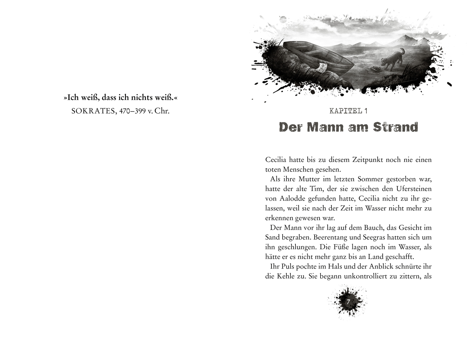 CLUE 1. Schiffbruch vor der Felseninsel