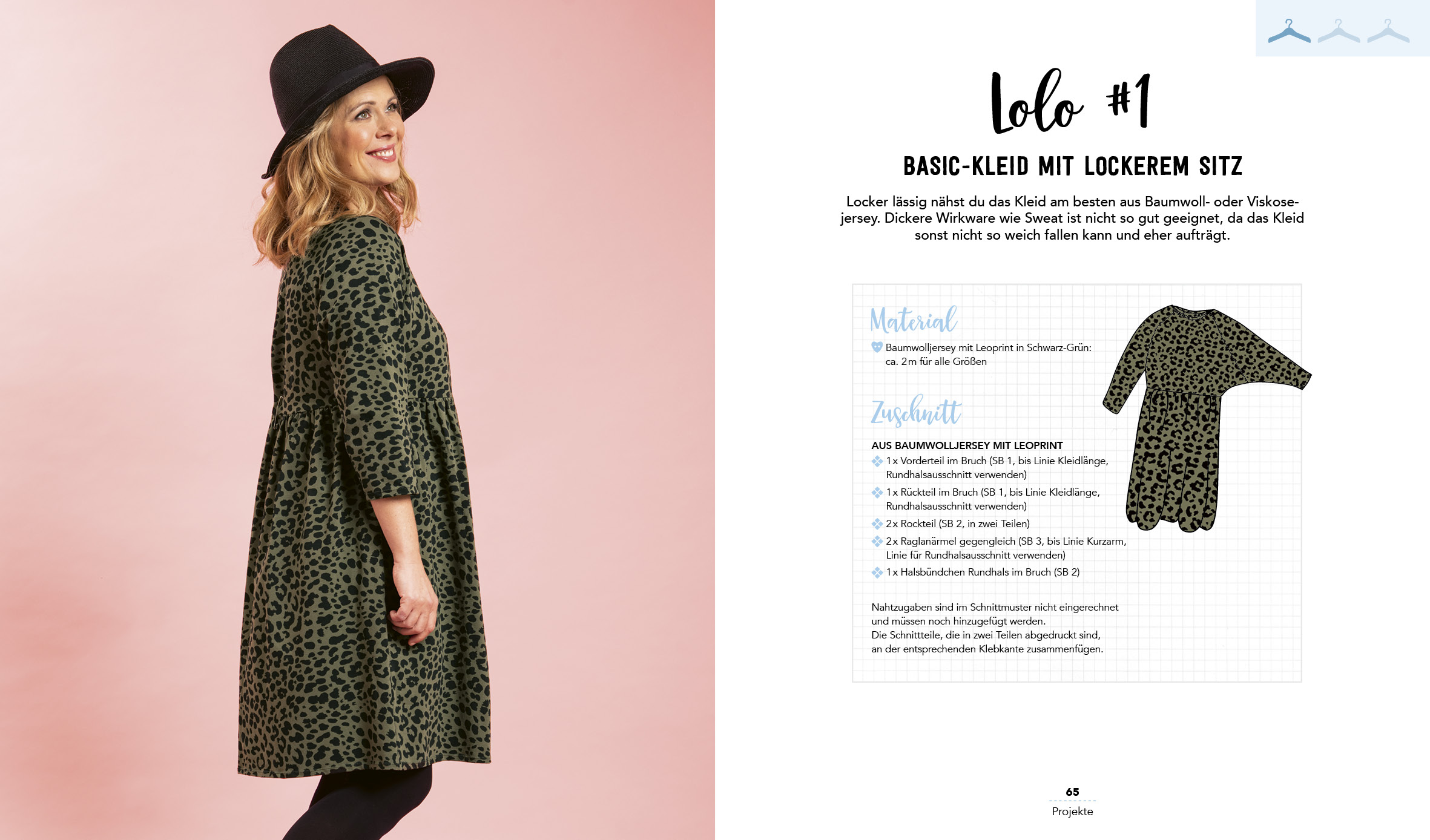 Kleider nähen – Über 25 Modelle aus Jersey in den Größen 34–46