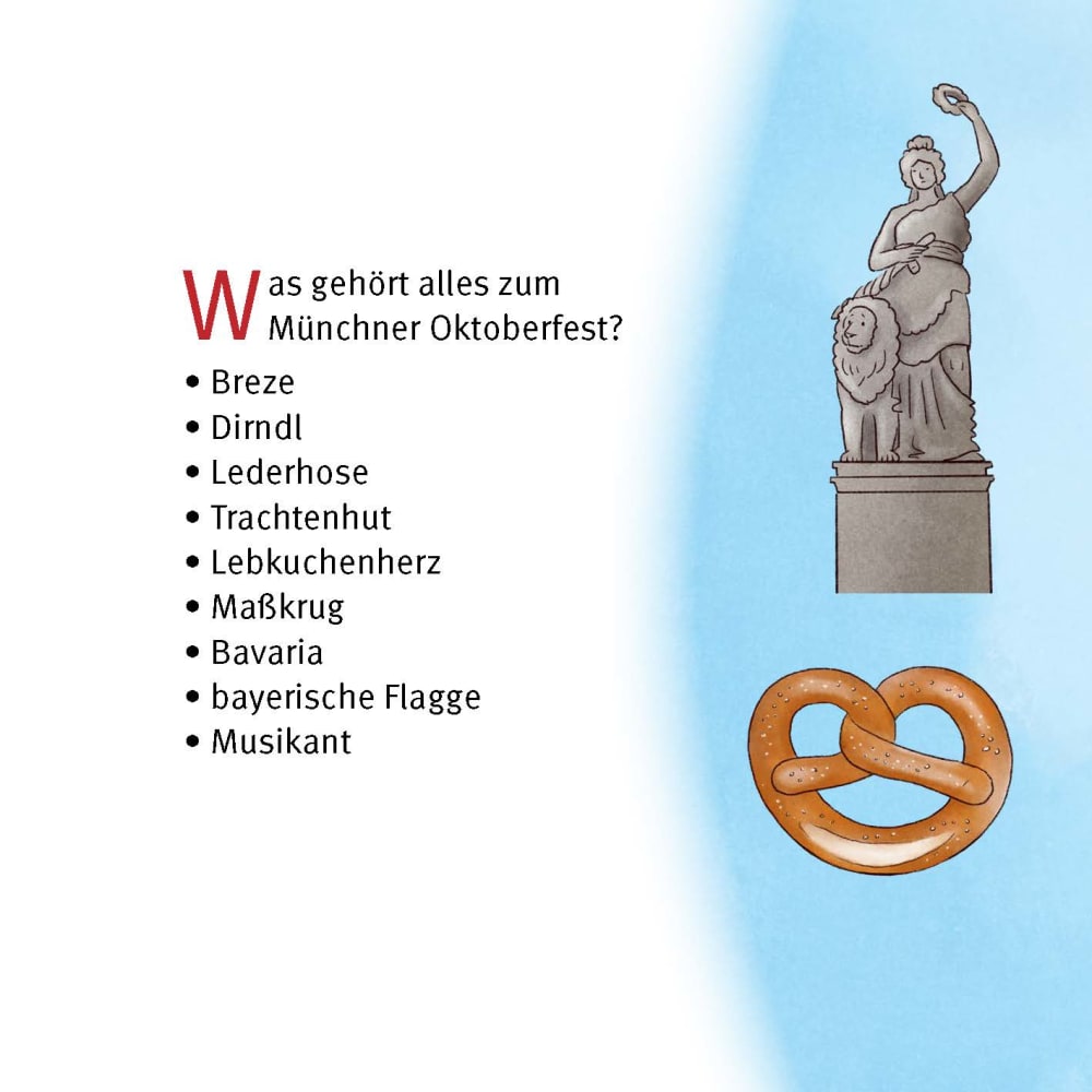 Auf dem Oktoberfest mit Emma und Paul. Mini-Bilderbuch