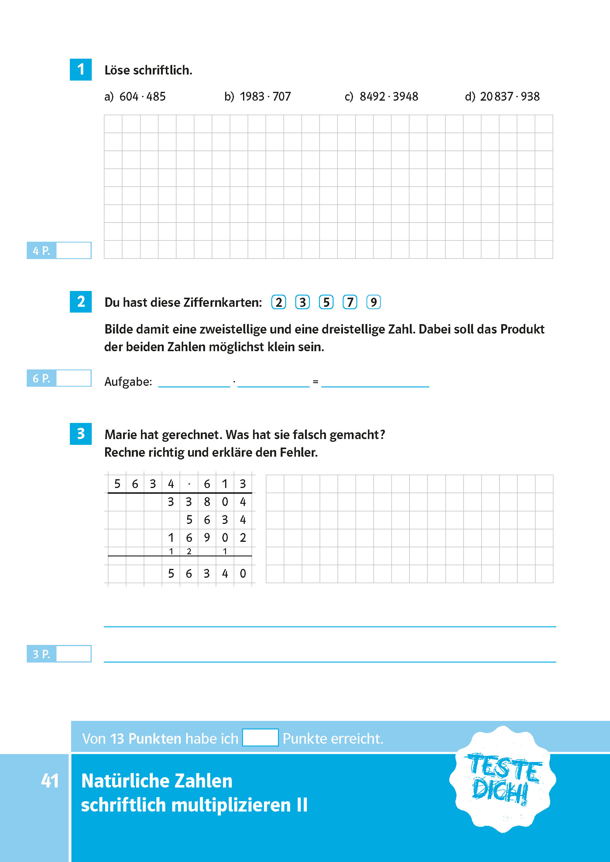PONS Der große Testblock Mathematik 5./6. Klasse