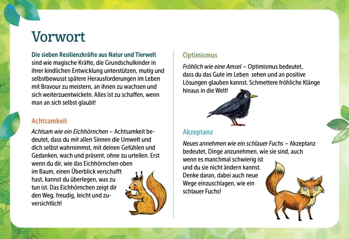 30 Bildkarten zum Waldbaden für Kinder