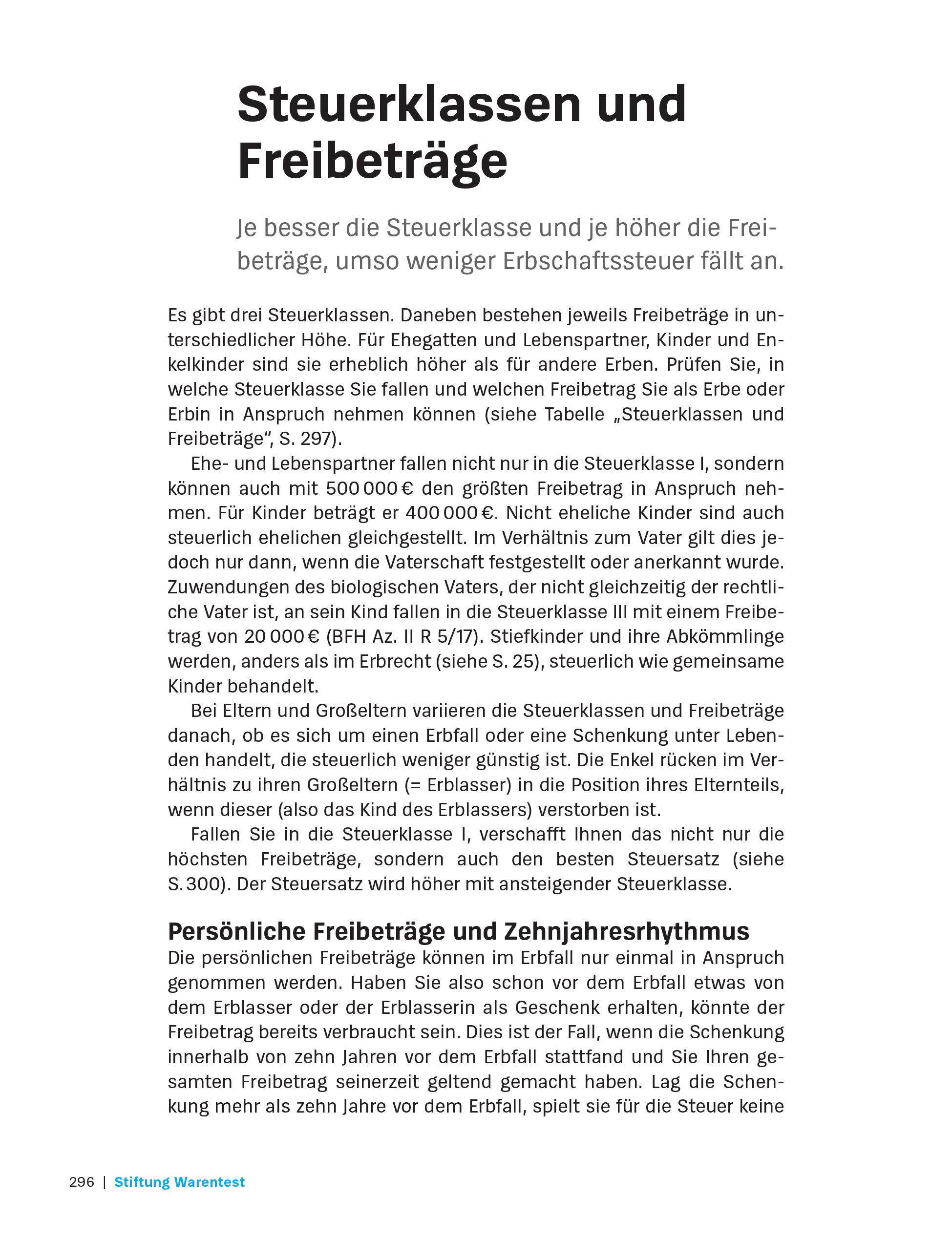 Vererben und Erben