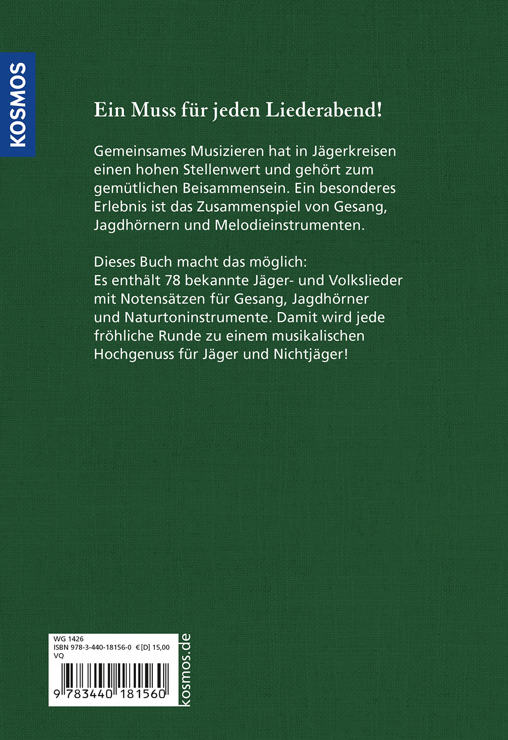 Die schönsten Jäger- und Volkslieder