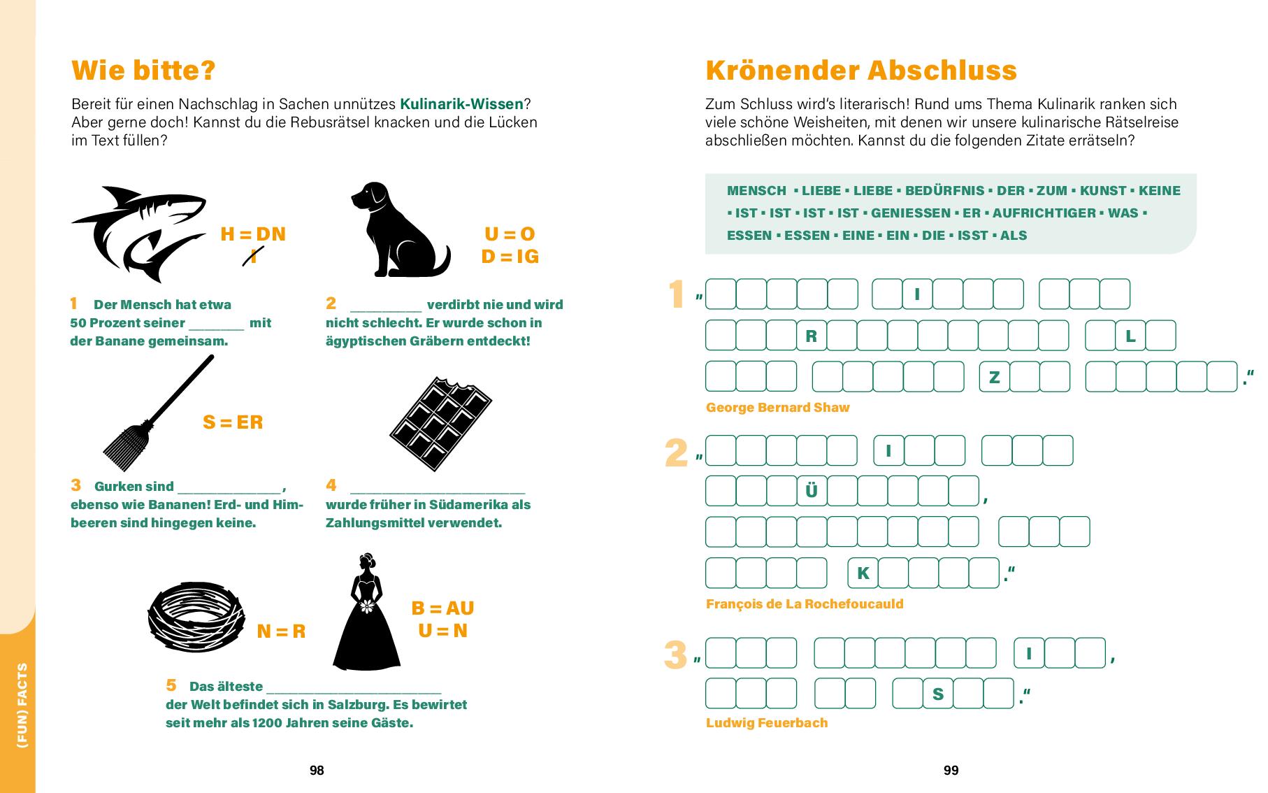 Küchen der Welt I Wissen in Rätseln