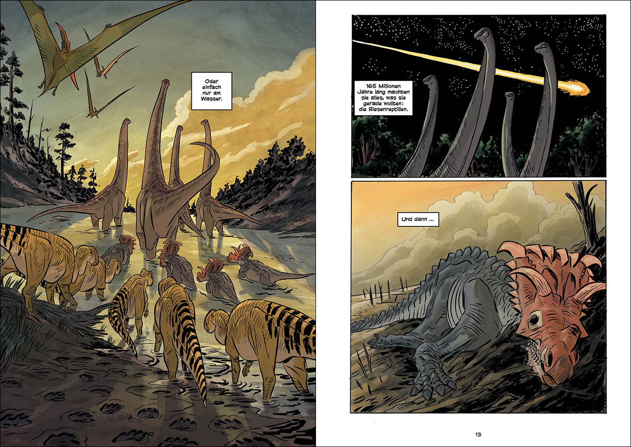 Superbrain-Comics - Auf den Spuren der Dinosaurier
