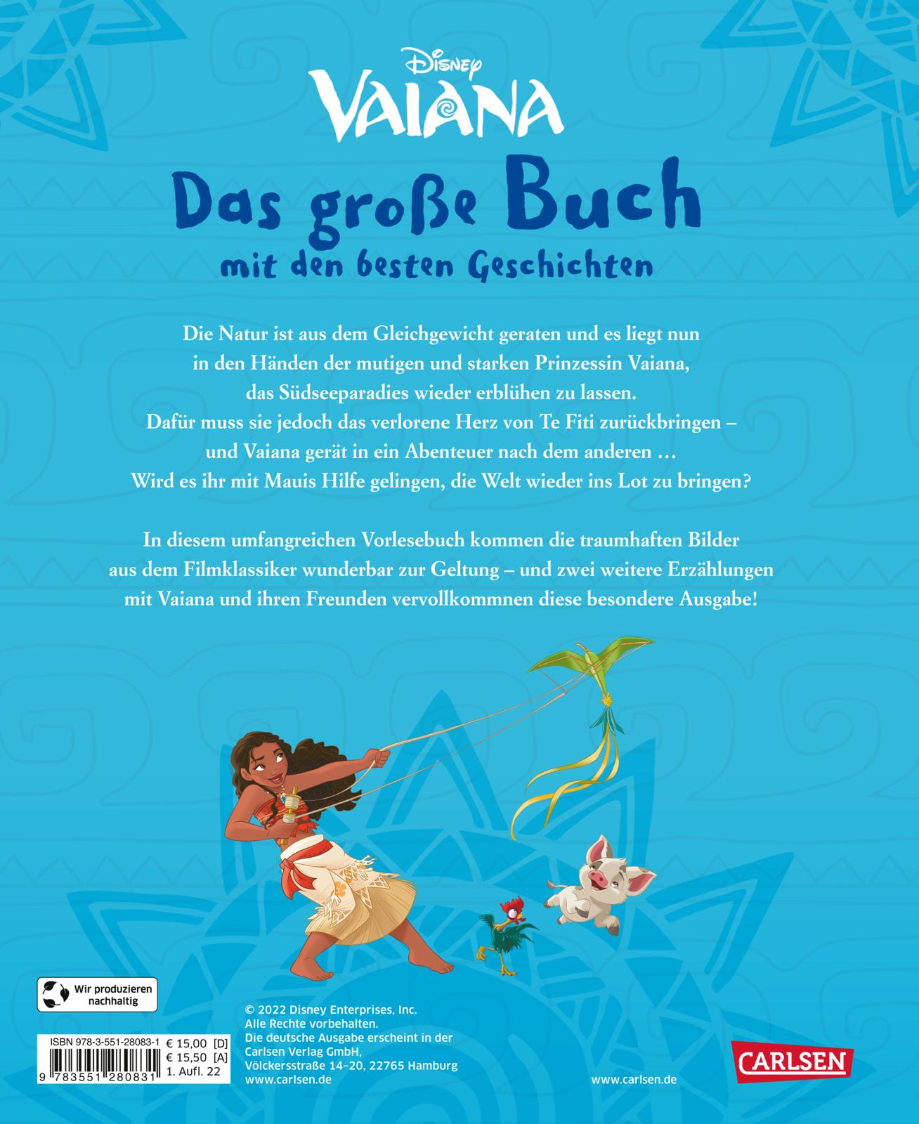 Disney: Vaiana – Das große Buch mit den besten Geschichten