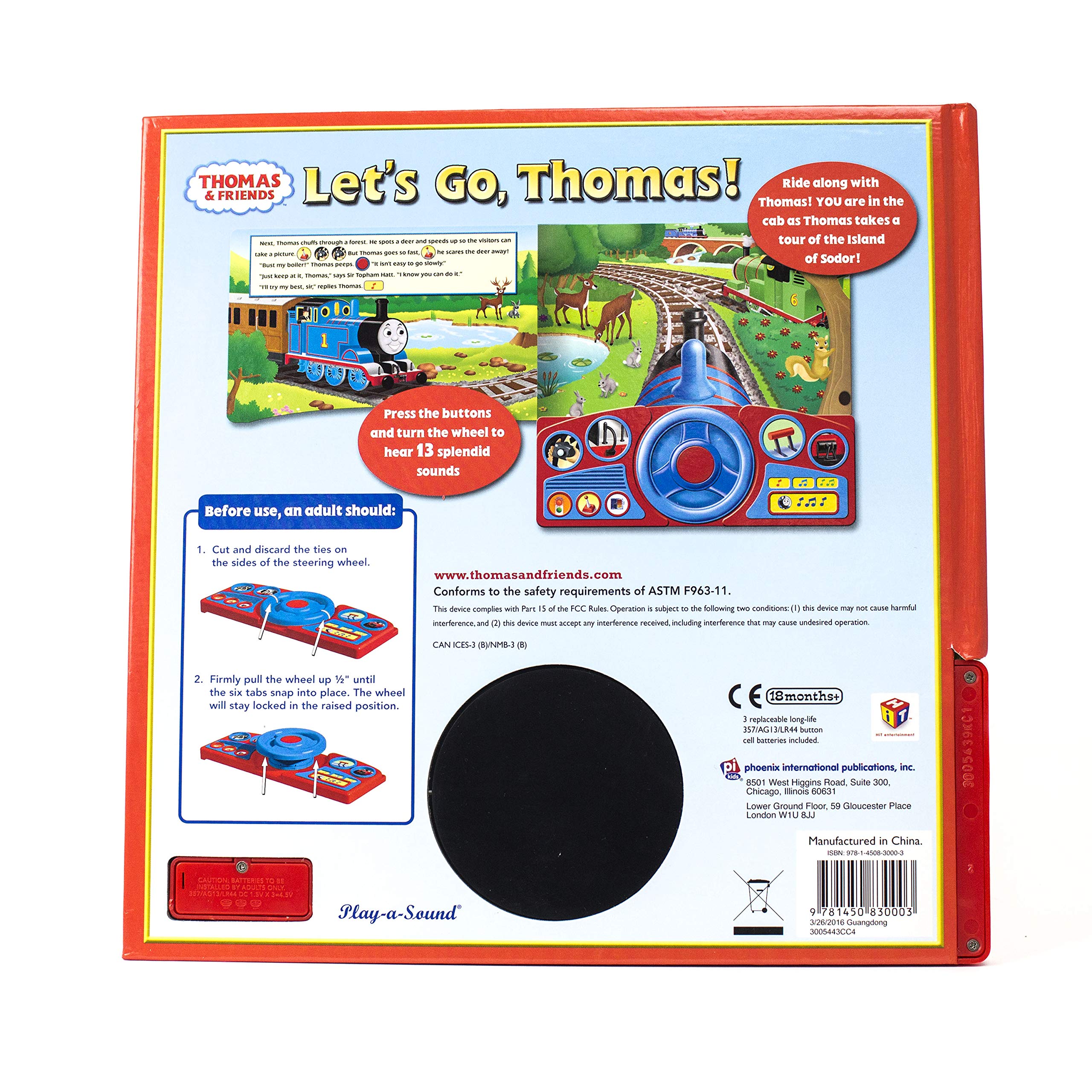 Ride Along with Thomas Steering Wheel Book