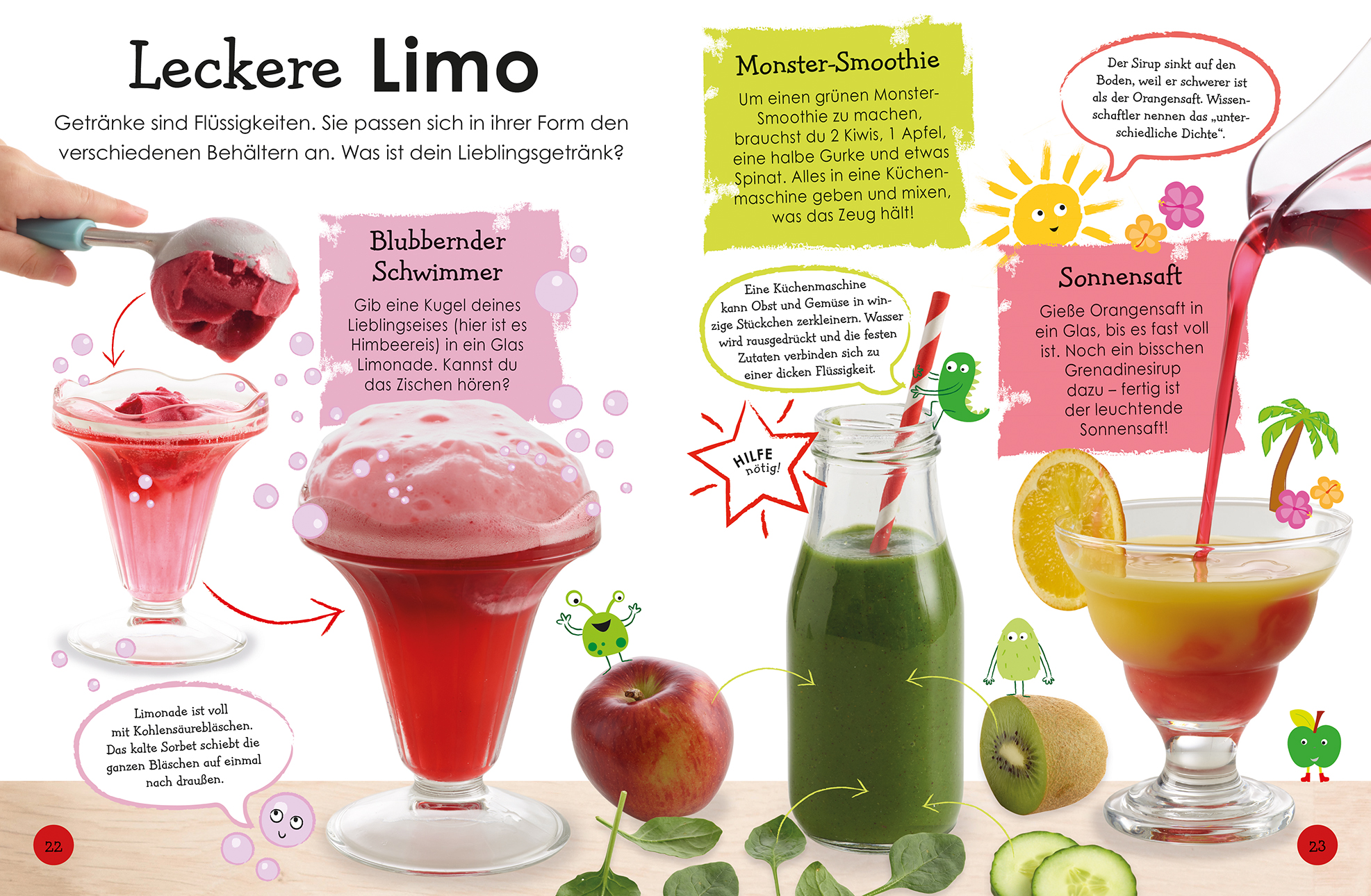 Wie macht man Regenbogen-Eis?