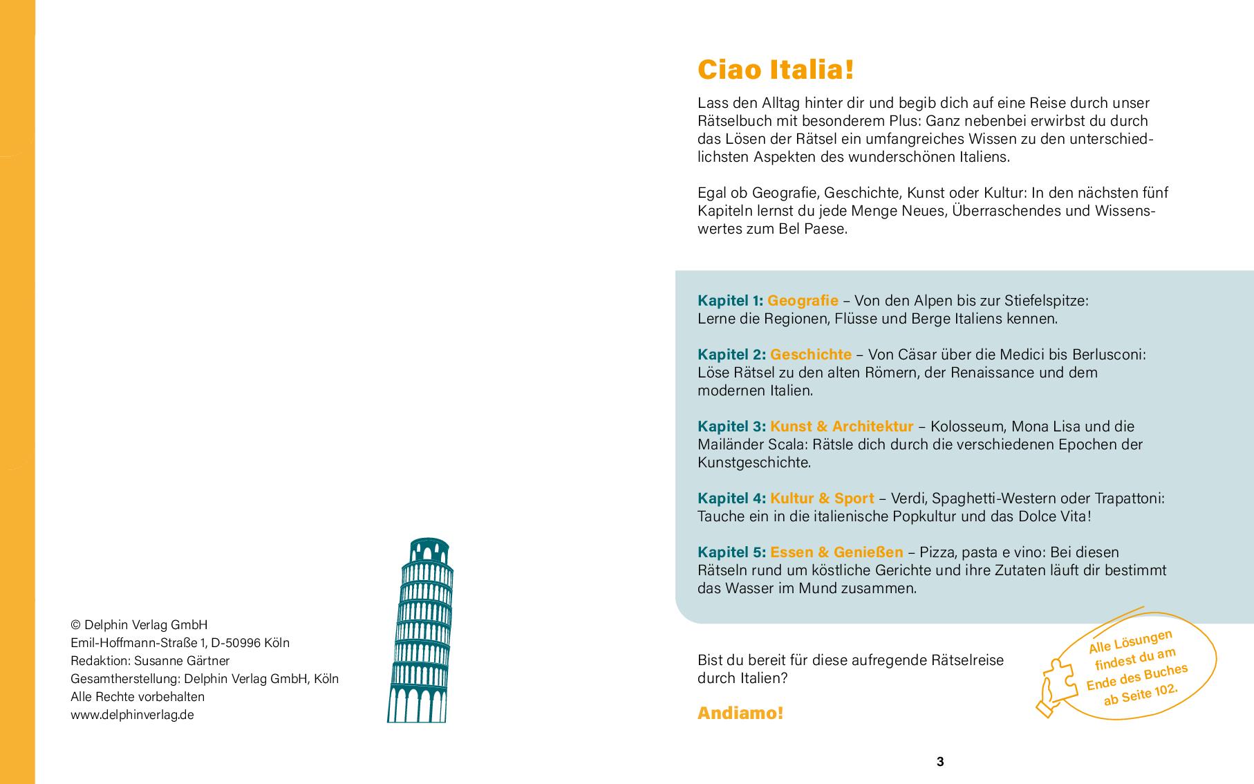 Italien I Wissen in Rätseln