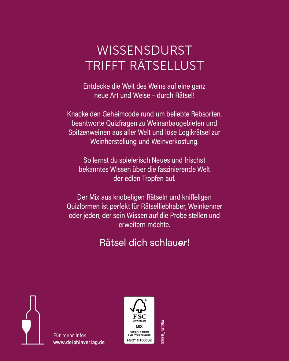 Wein I Wissen in Rätseln