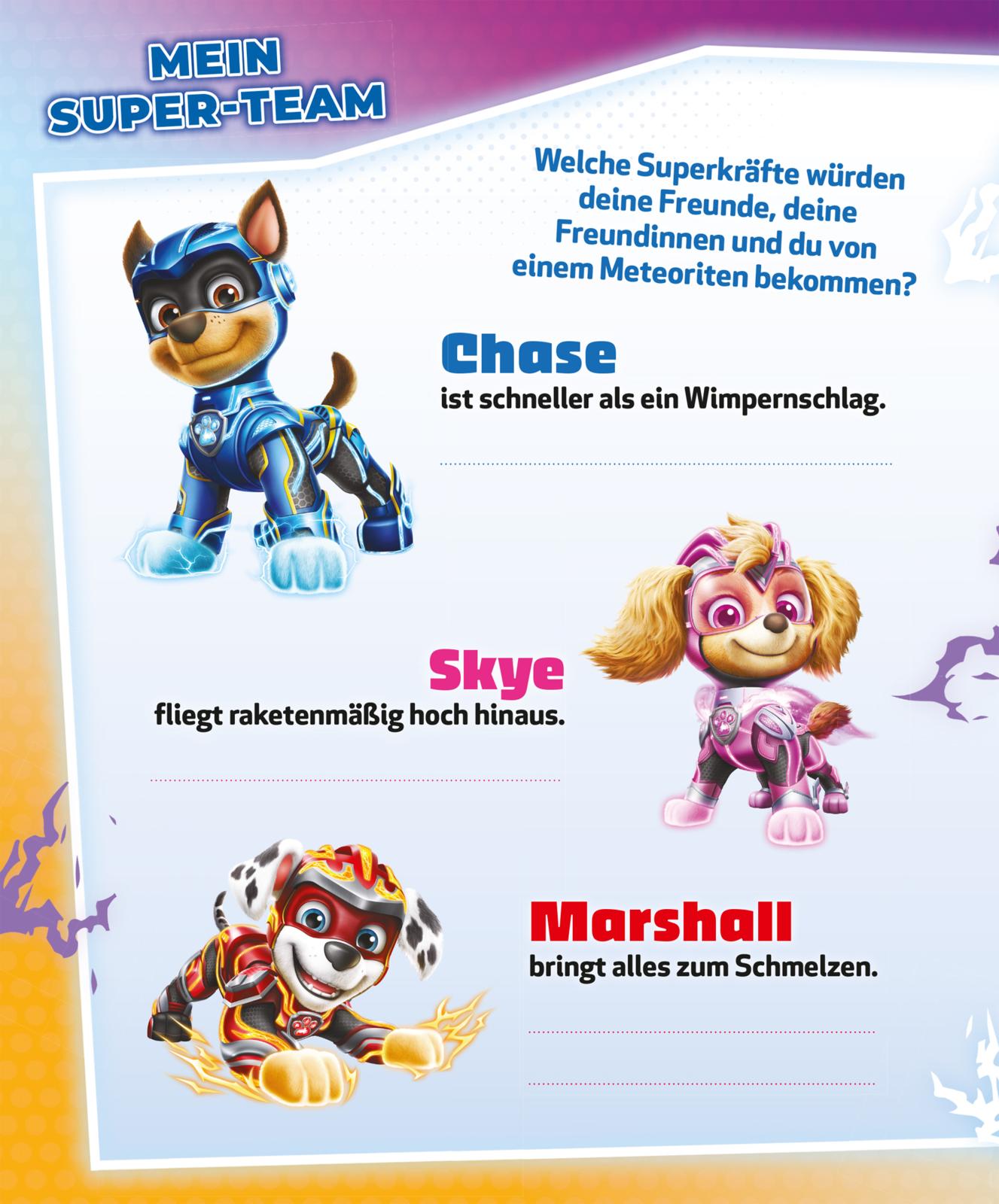 PAW Patrol Mitmachbuch: Der Mighty Kinofilm: Mein Freundebuch