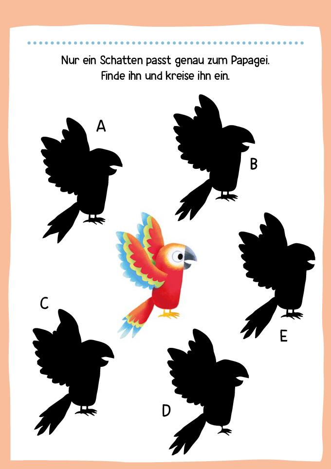 Mini-Mitnehm-Block Rätseln & Malen Natur