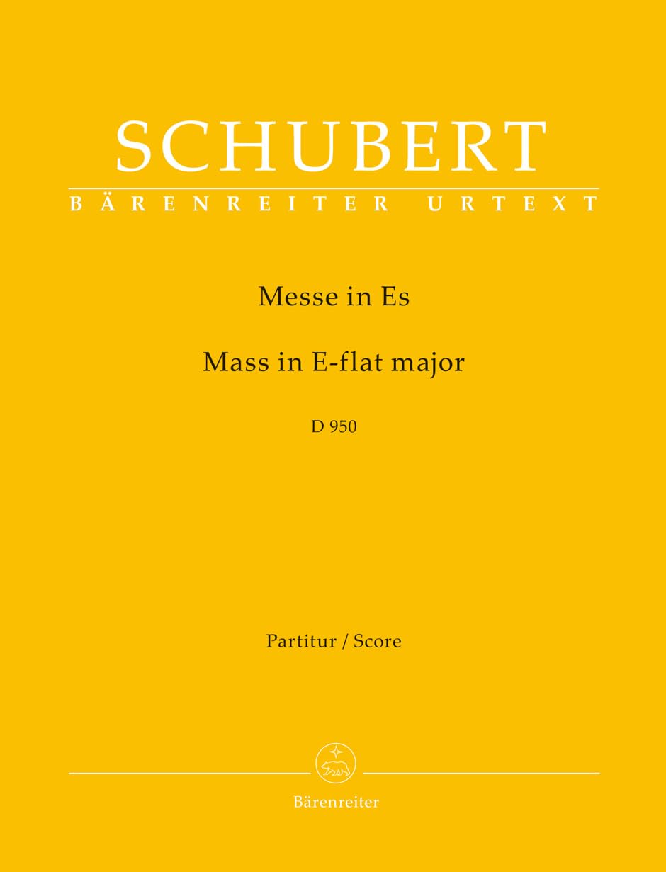 Messe in Es D 950. Partitur, Urtextausgabe. BÄRENREITER URTEXT