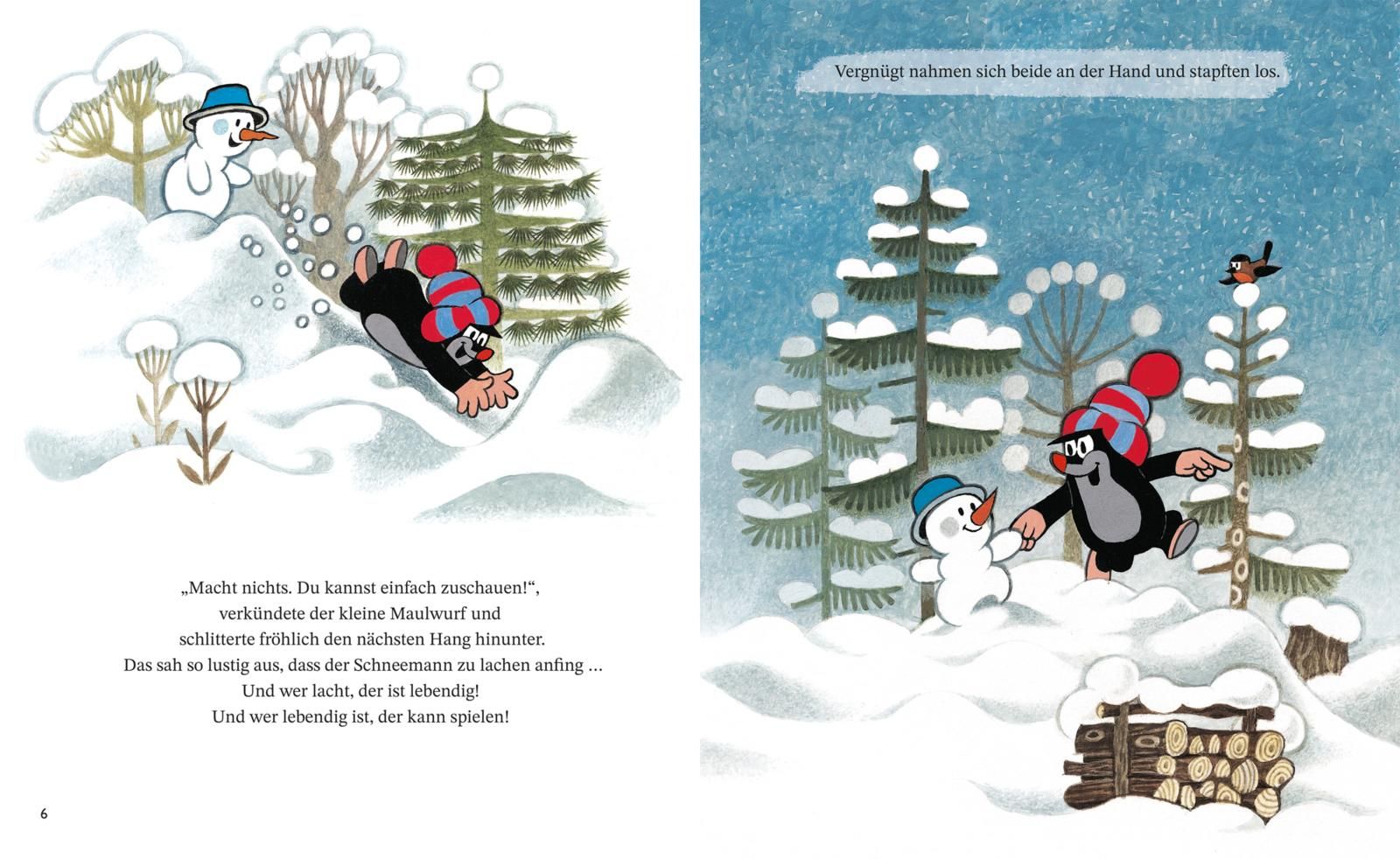 Der kleine Maulwurf und der Schneemann