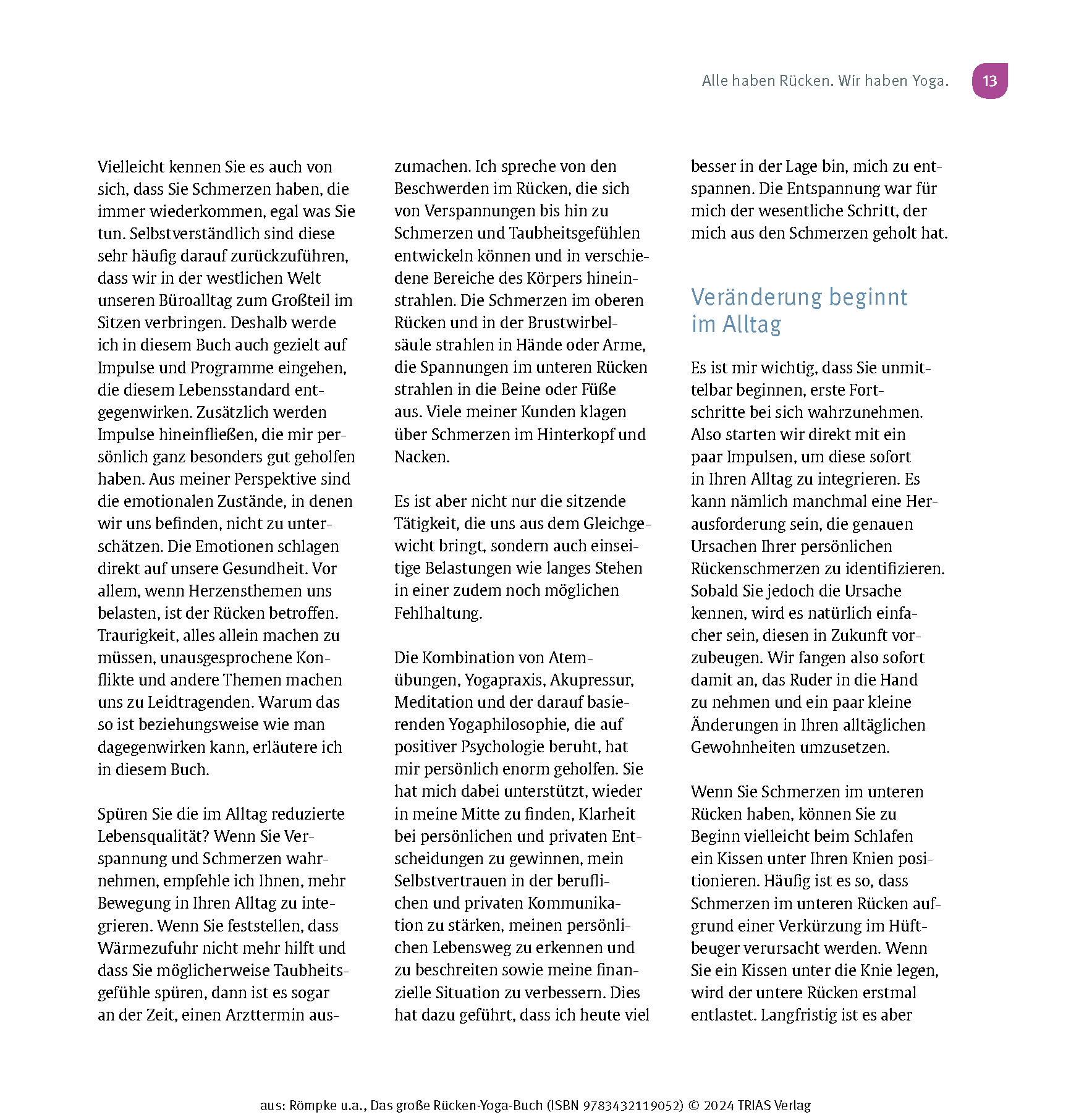 Das große Rücken-Yoga-Buch