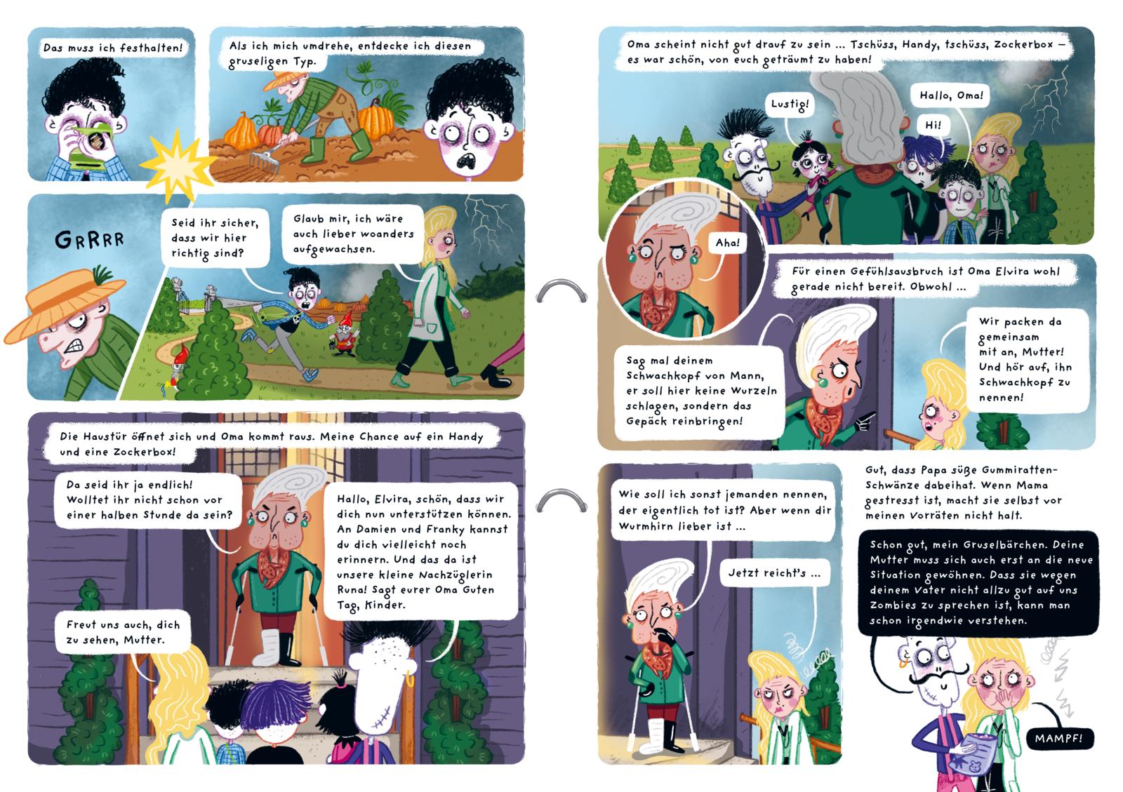 Franky 1: Meine schräge Zombie-Familie, Schrumpfdrachen und andere Katastrophen