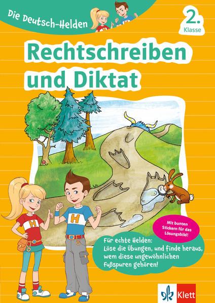 Klett Die Deutsch-Helden Rechtschreiben und Diktat 2. Klasse