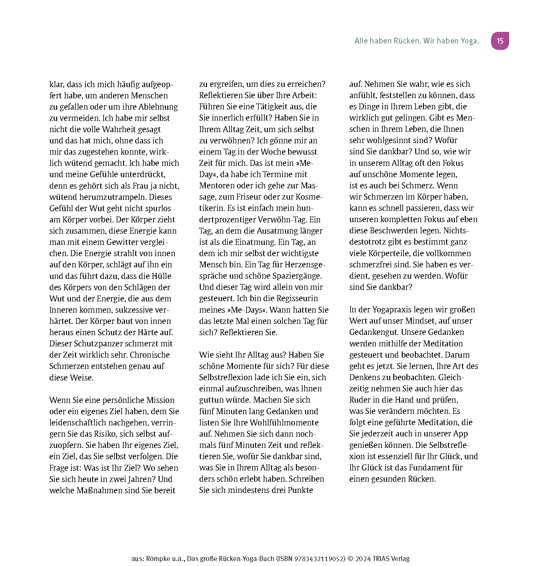 Das große Rücken-Yoga-Buch