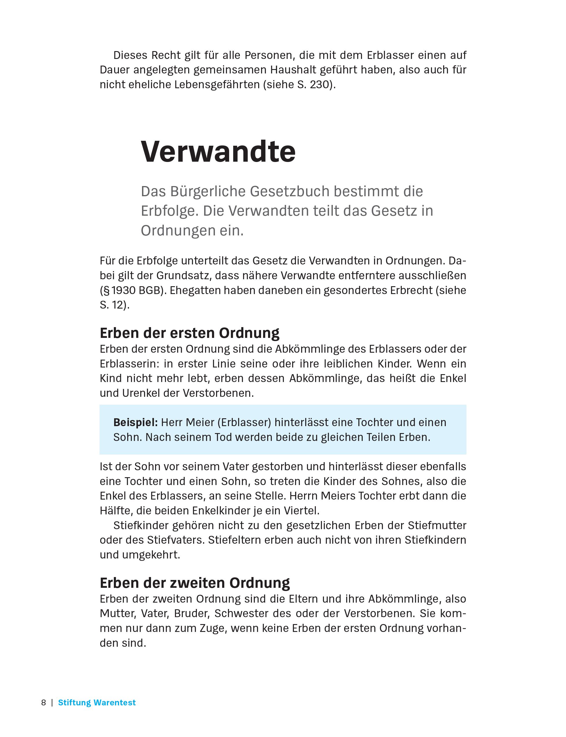 Vererben und Erben