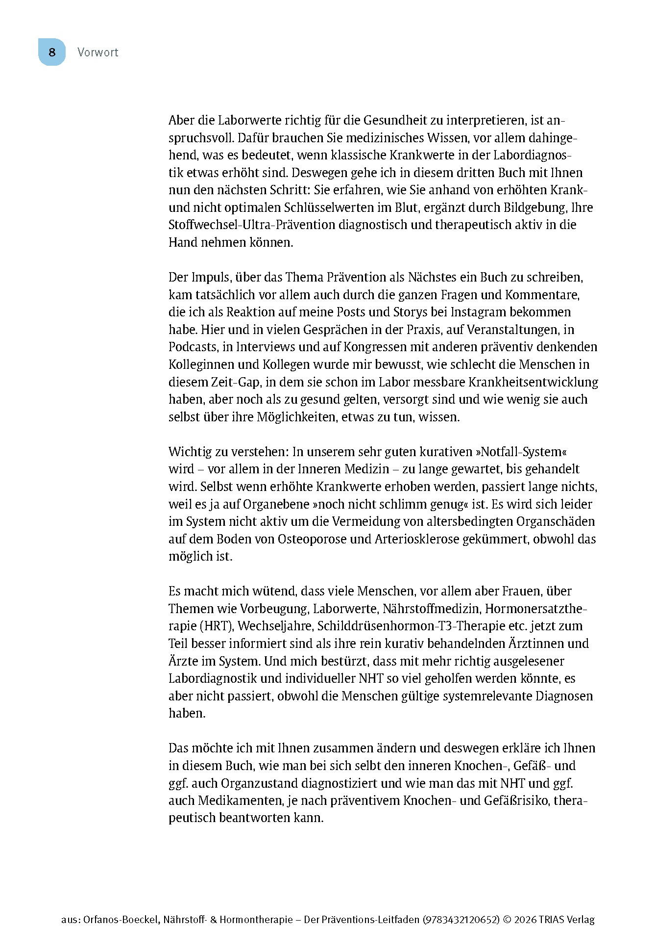 Nährstoff- & Hormontherapie - Der Präventions-Leitfaden