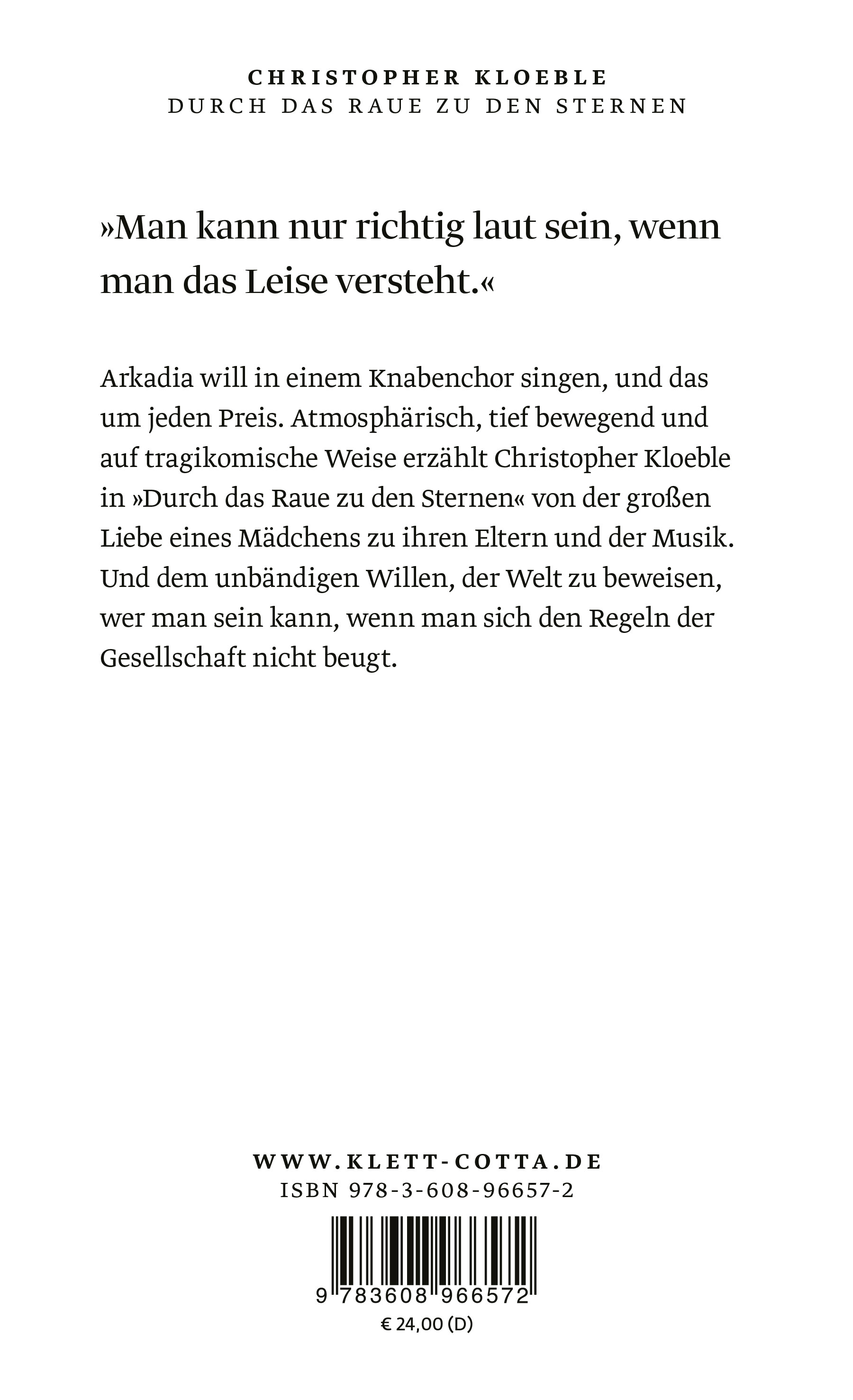 Durch das Raue zu den Sternen