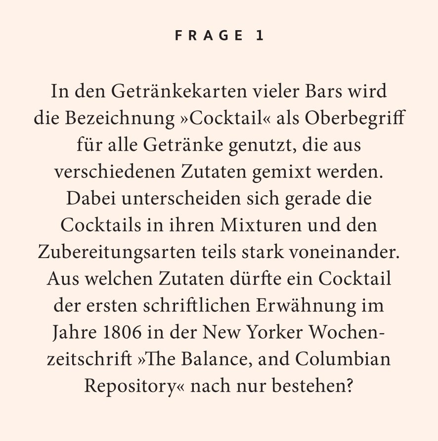 Cocktail-Quiz