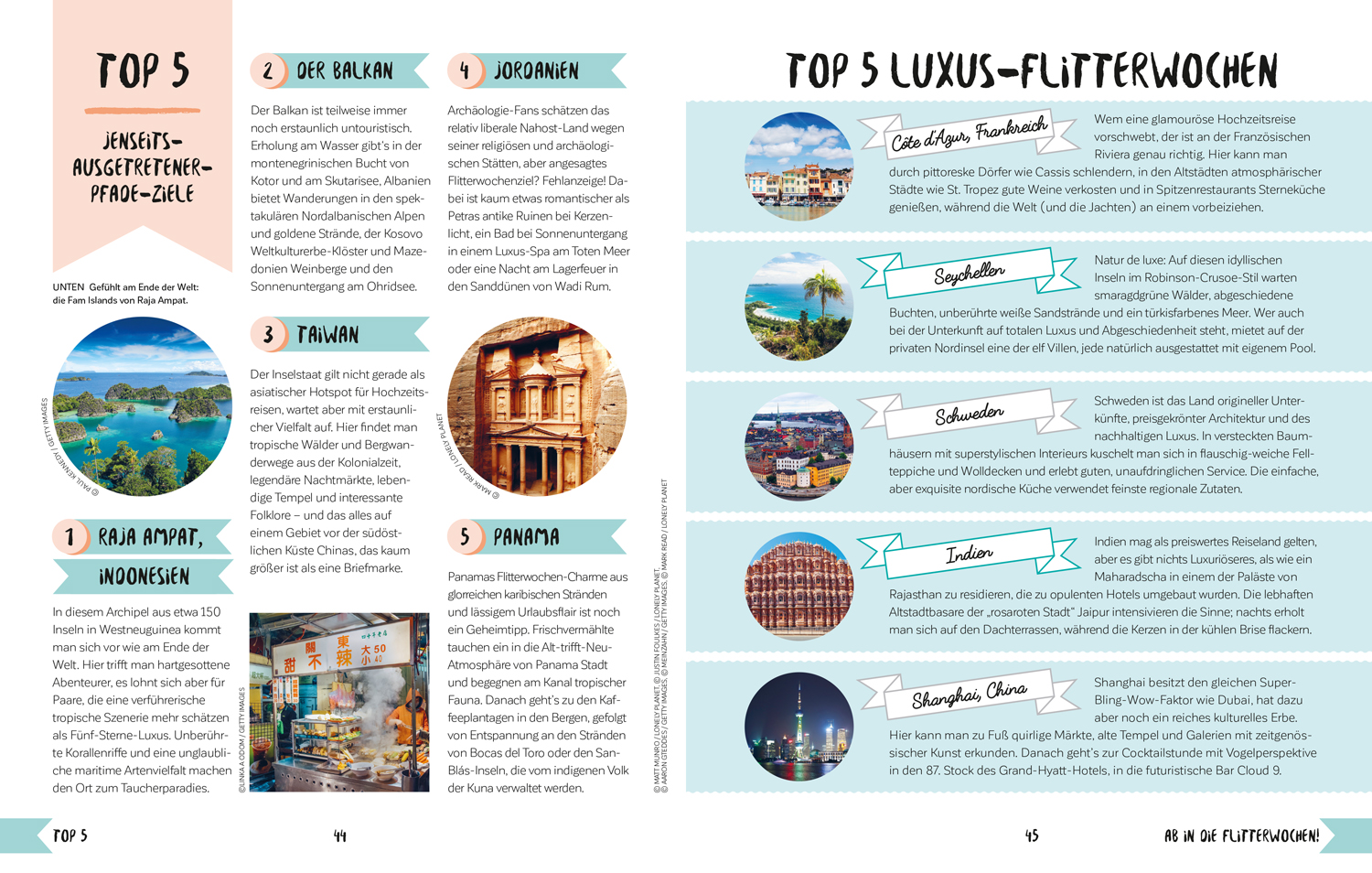Lonely Planet Ab in die Flitterwochen!